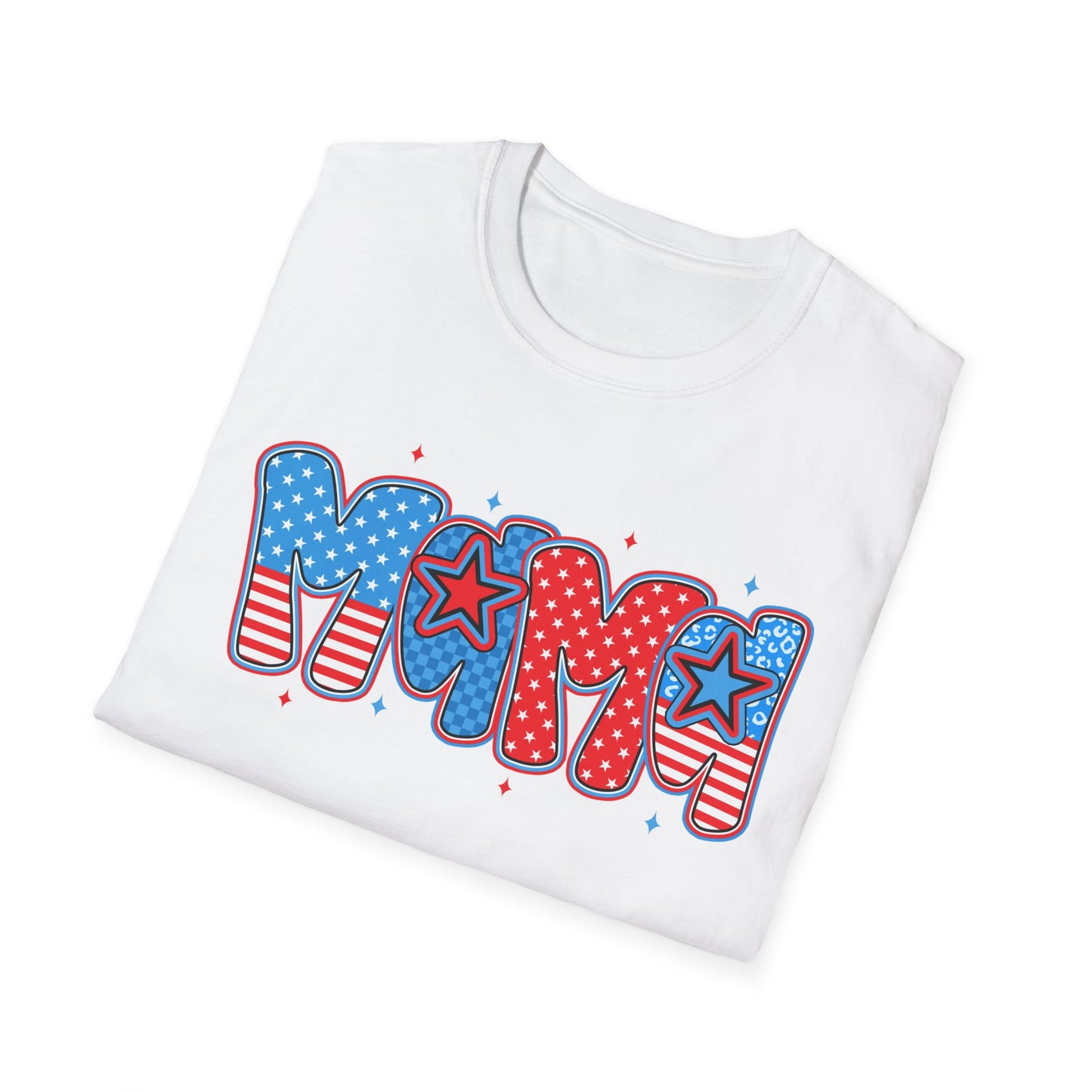 Patriotic Mama T-Shirt - Tee for Celebrations
