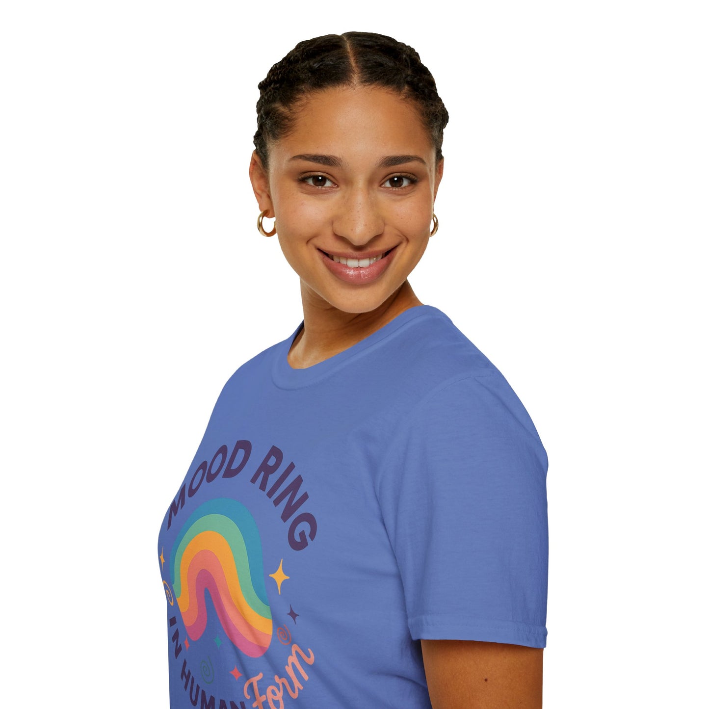 Mood Ring In Human Form -  Fun & Colorful Tee for Positive Vibes