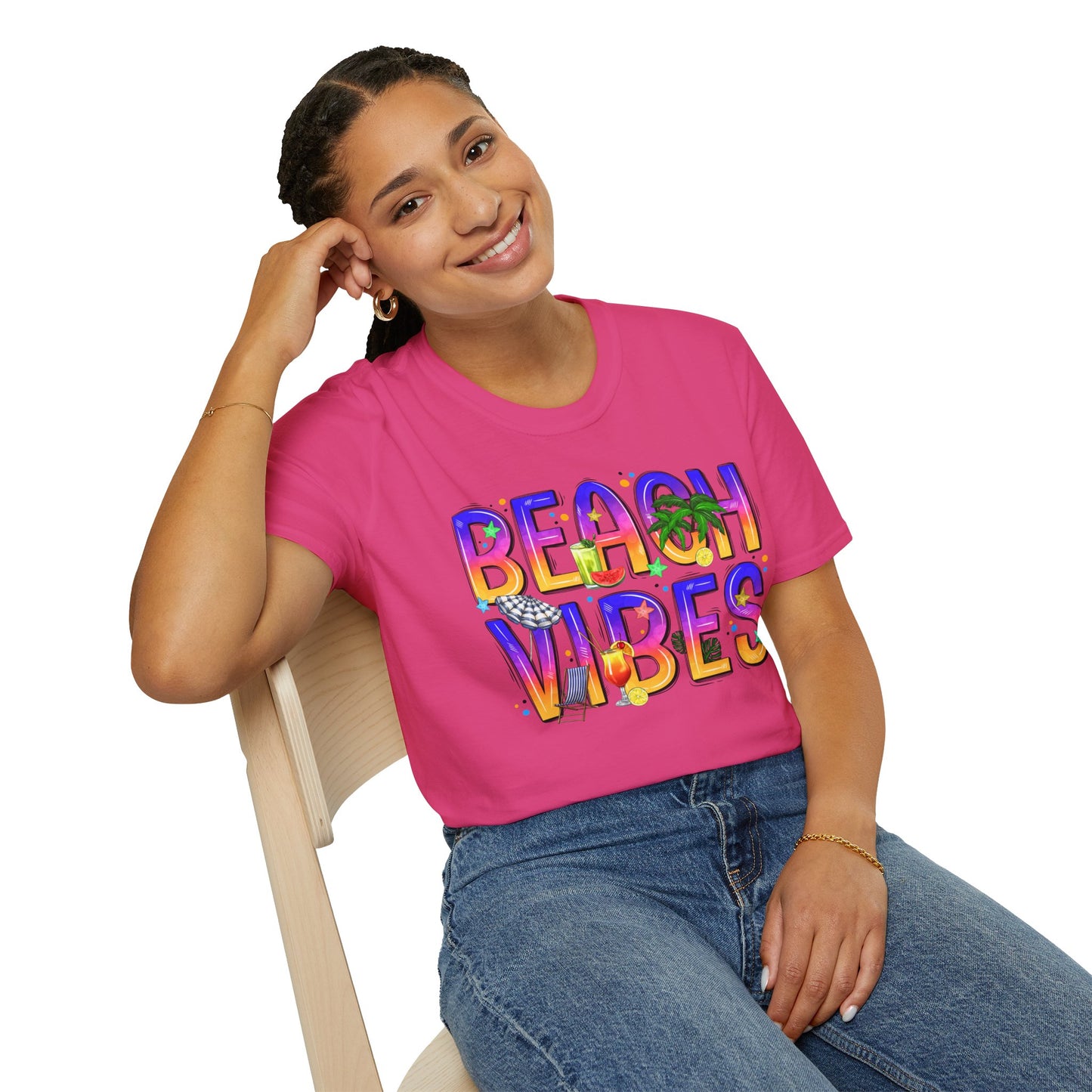Beach Vibes - Bright and Fun Tee