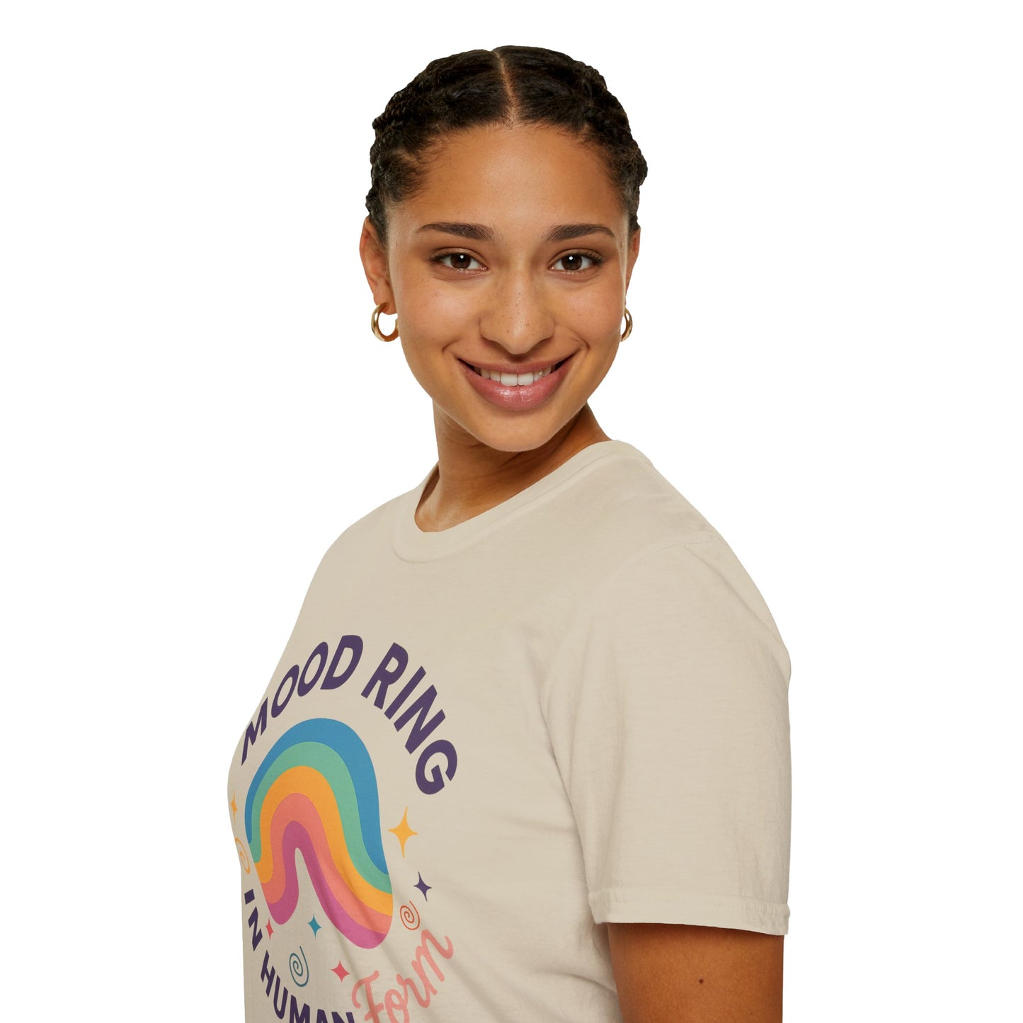 Mood Ring In Human Form -  Fun & Colorful Tee for Positive Vibes