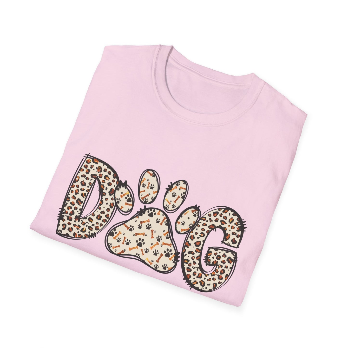 Dog Mama Leopard Print T-Shirt