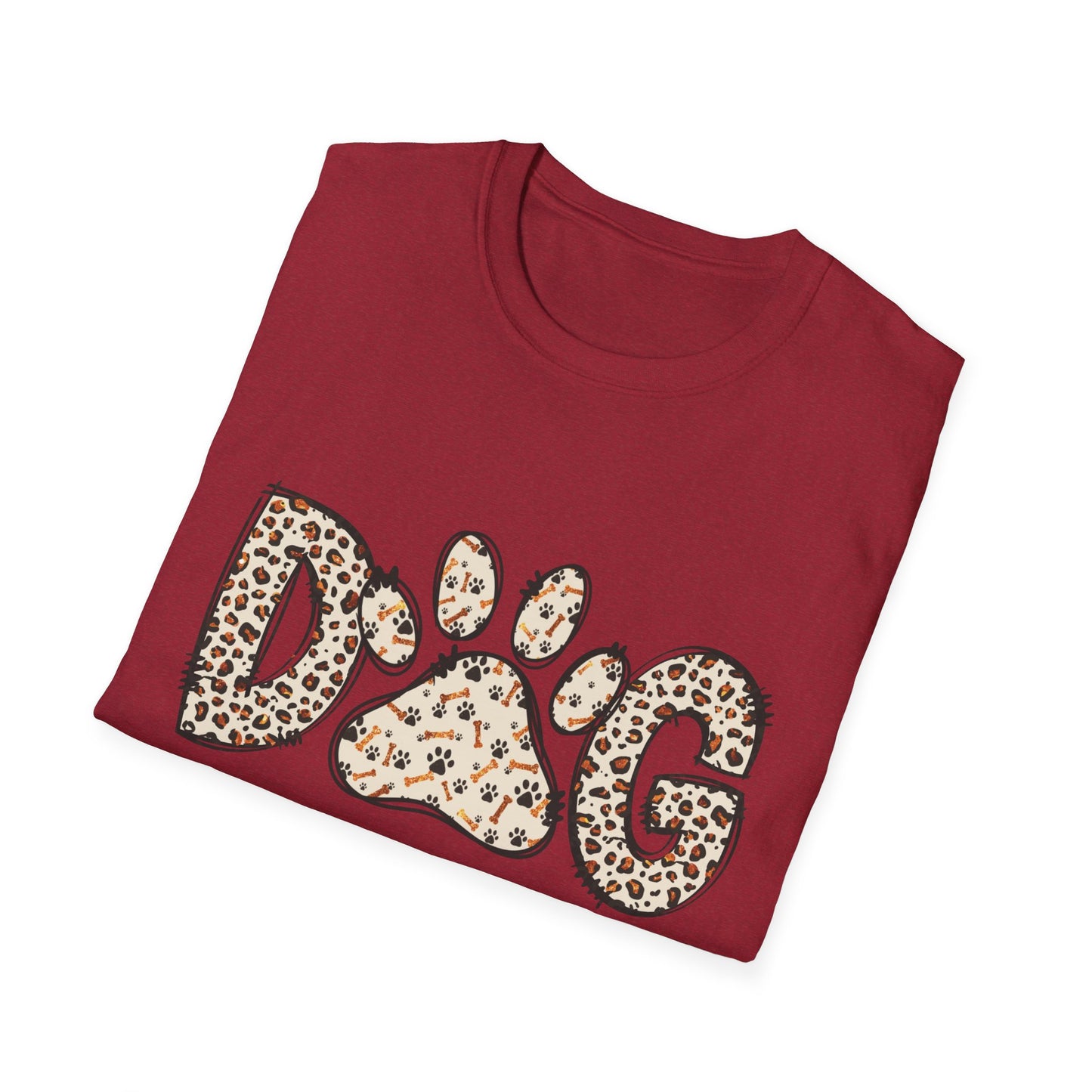 Dog Mama Leopard Print T-Shirt