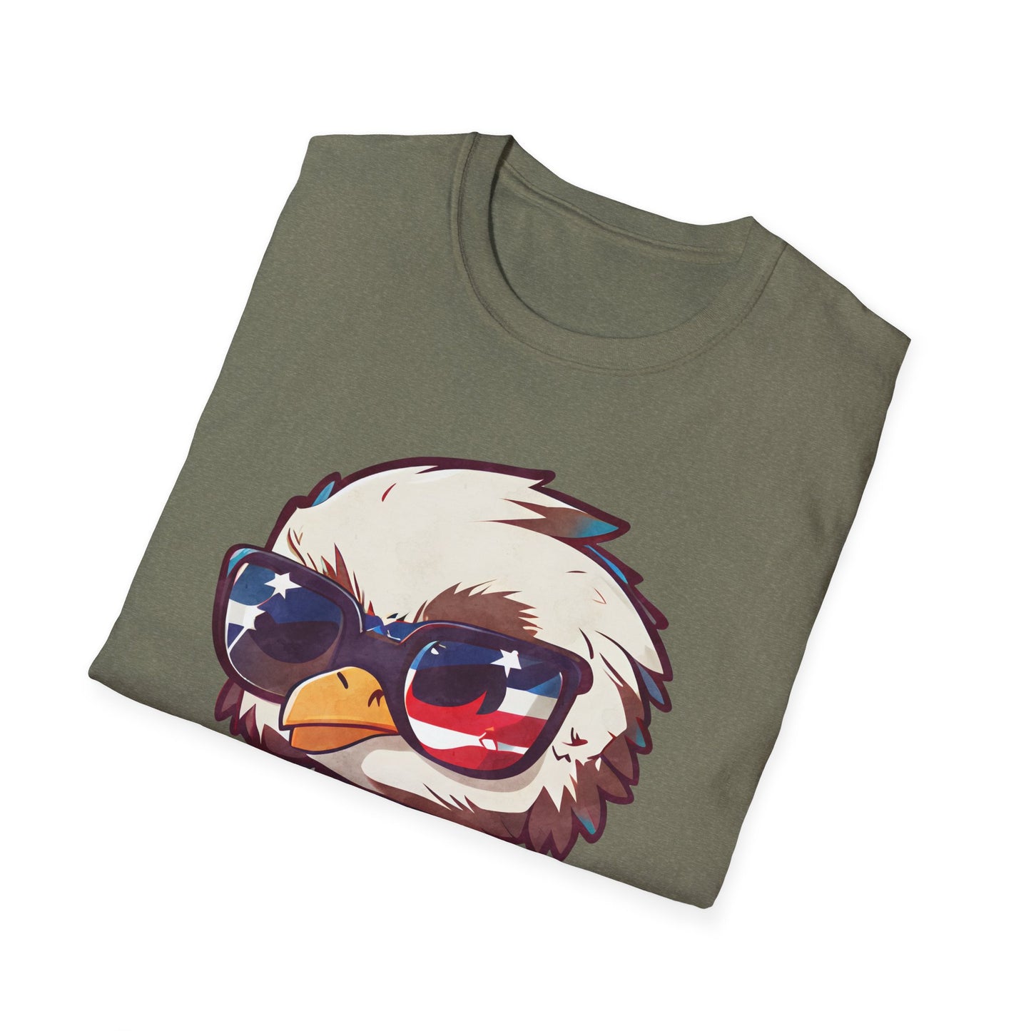 Patriotic Eagle Graphic T-Shirt