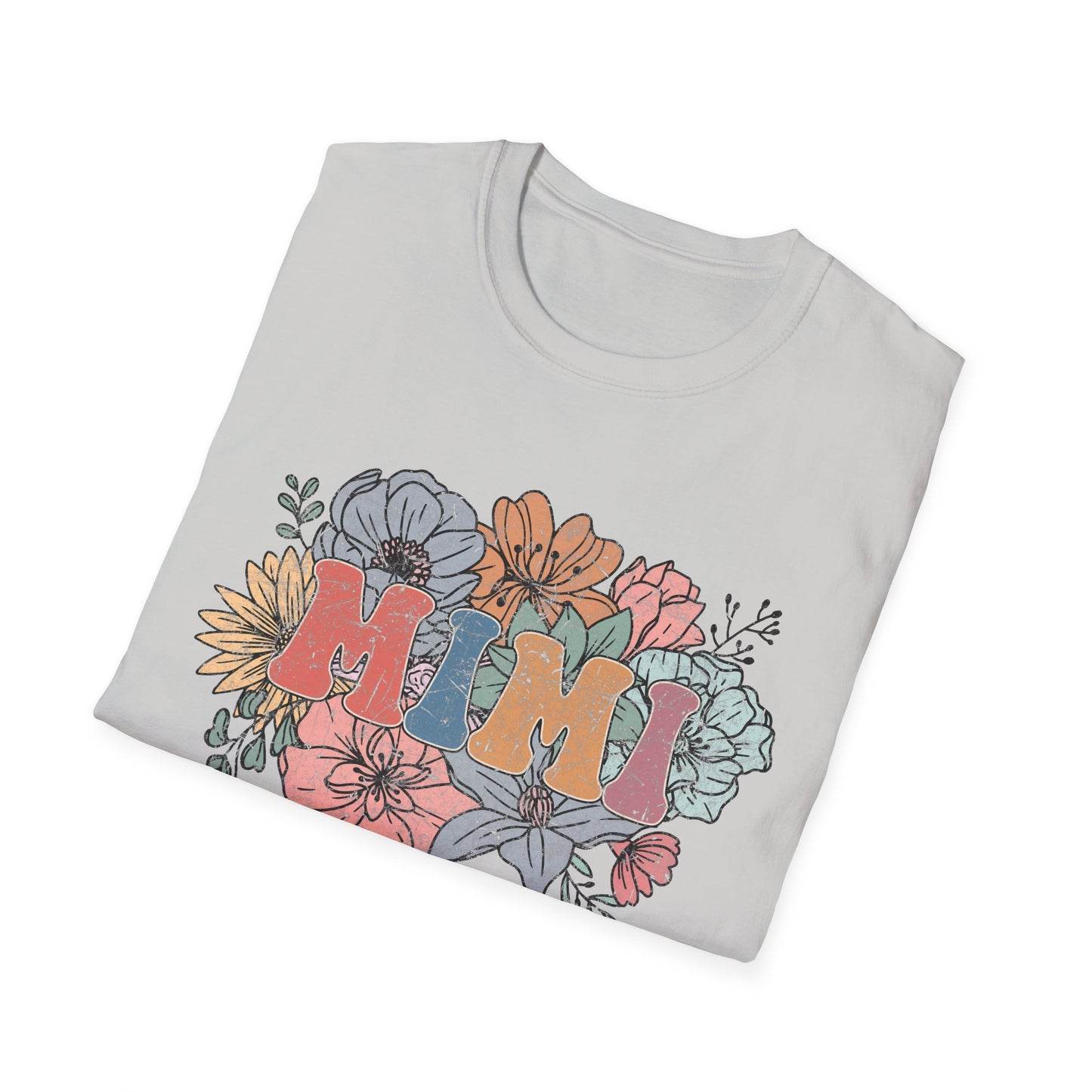 Floral 'Mimi' Unisex T-Shirt - Perfect Gift for Moms, Mother's Day, Family Gatherings, Casual Wear, Spring Fashion