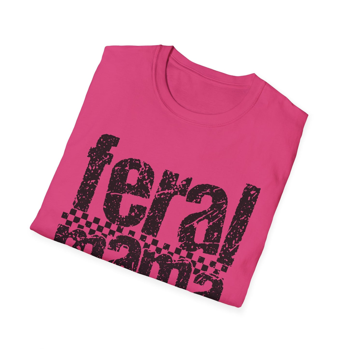Feral Mama Unisex Softstyle T-Shirt, Funny Gift for Moms, Casual Wear, Graphic Tee, Mother's Day Present, Everyday Comfort