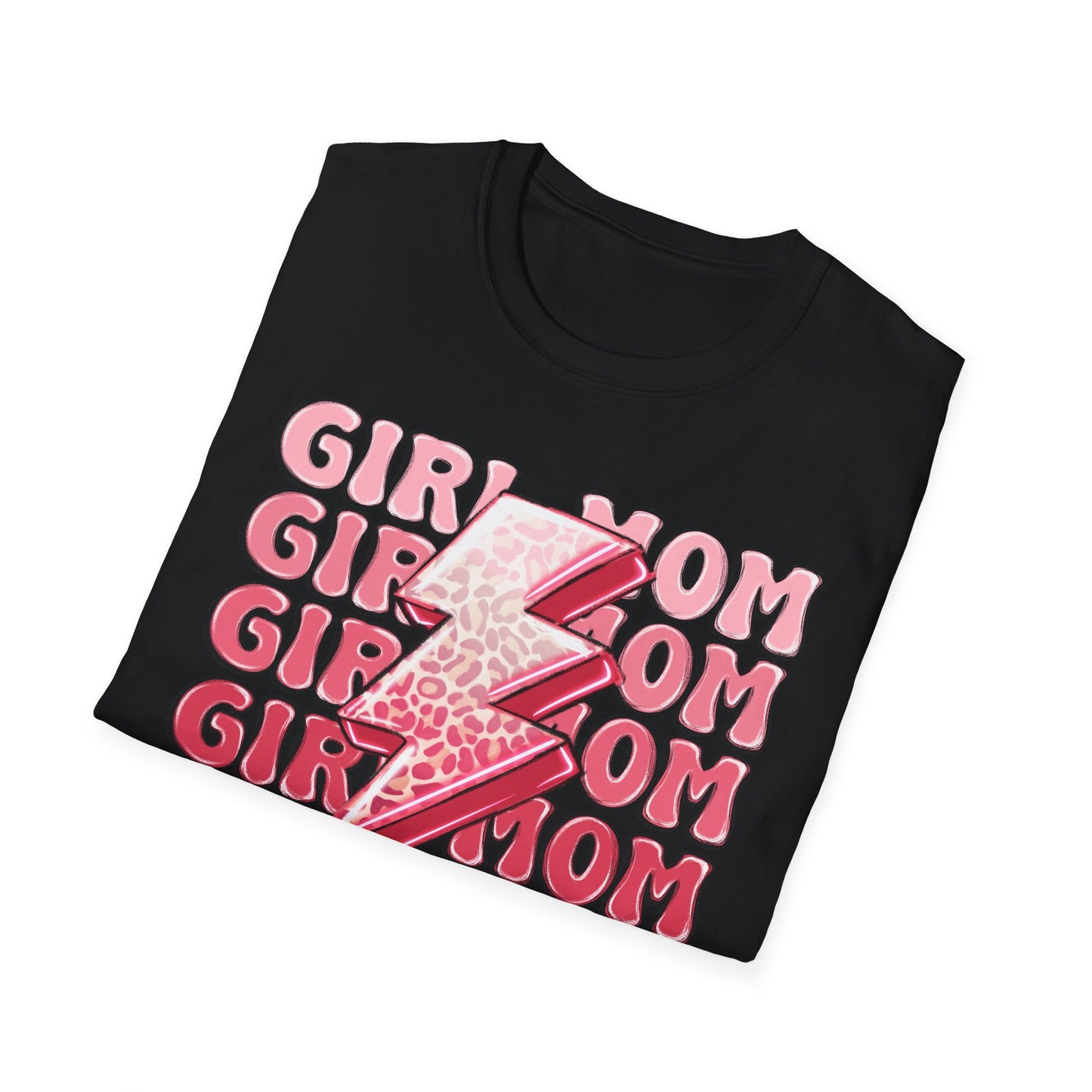 Girl Mom Softstyle T-Shirt - Trendy Casual Tee for Moms