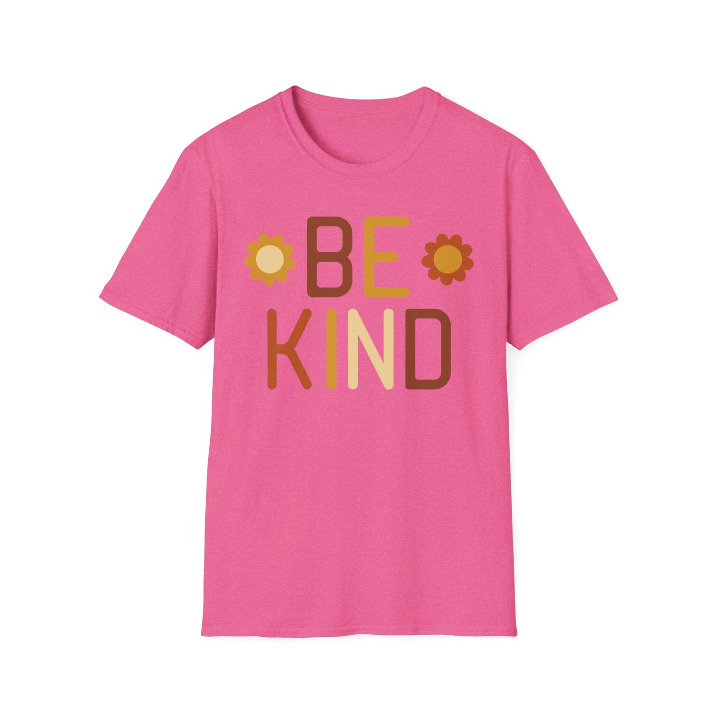 Be Kind Unisex Softstyle T-Shirt - Positive Vibes Casual Wear