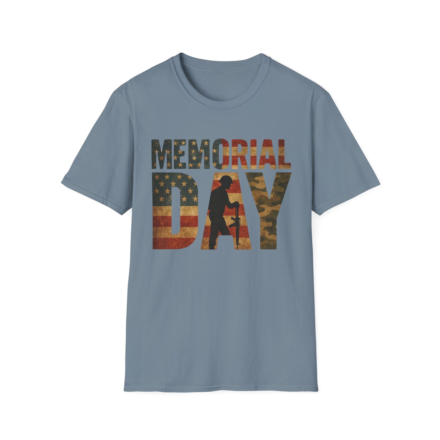 Memorial Day Camo Graphic - T-Shirt