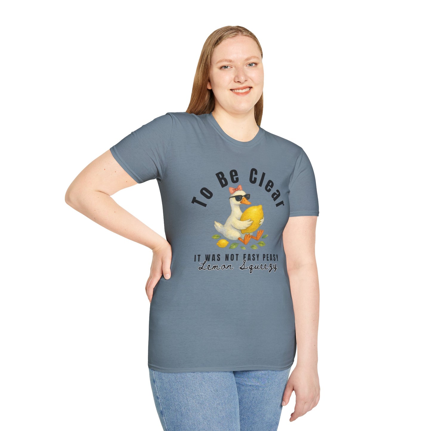 Lemon Squeezy Design, Cute Gift for Foodies, Humor Tee for Casual Outfits, Summer Apparel,