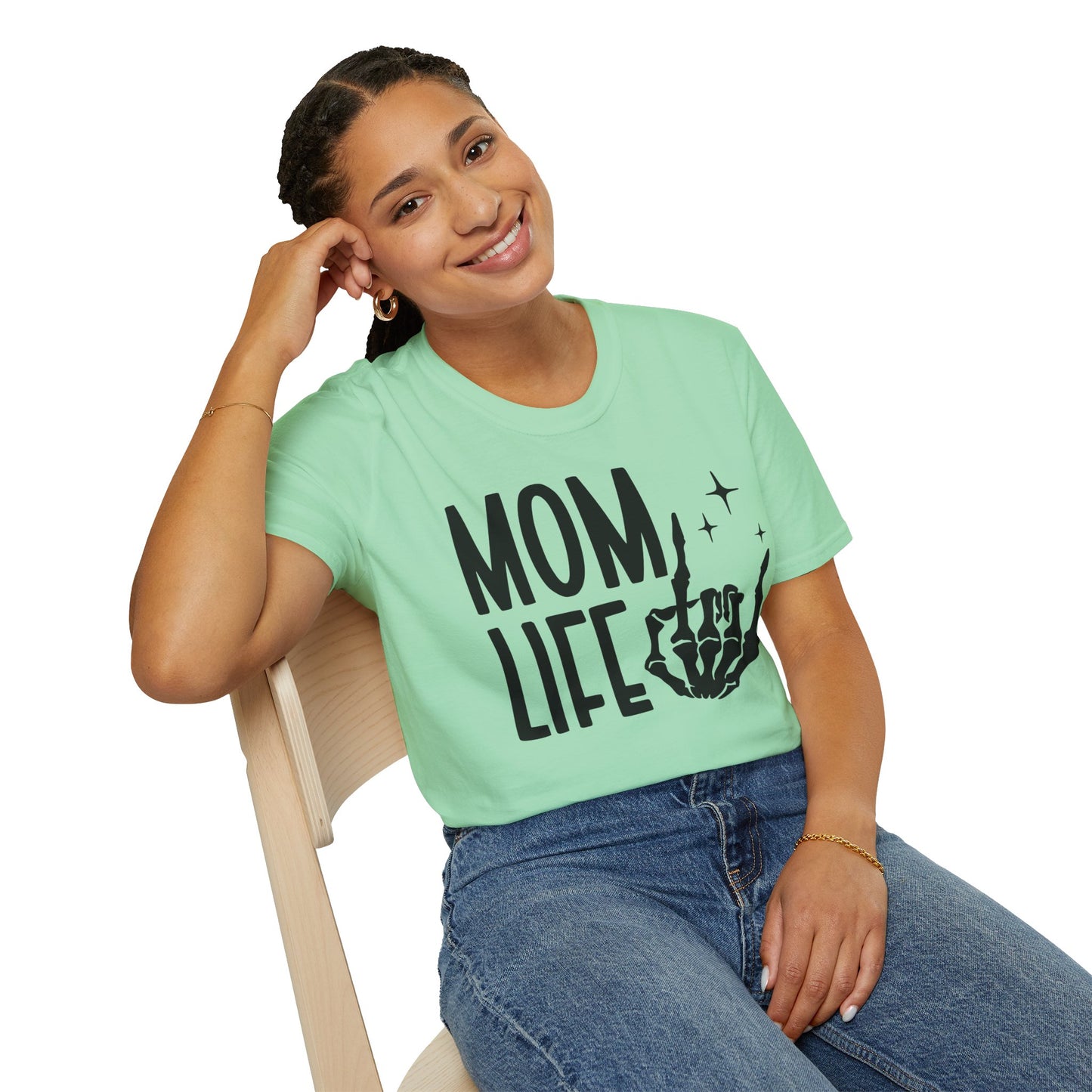 Mom Life Skeleton Hand T-Shirt