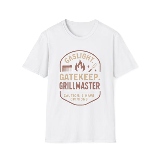 Gaslight Gatekeep Grillmaster Tee for BBQ Lovers