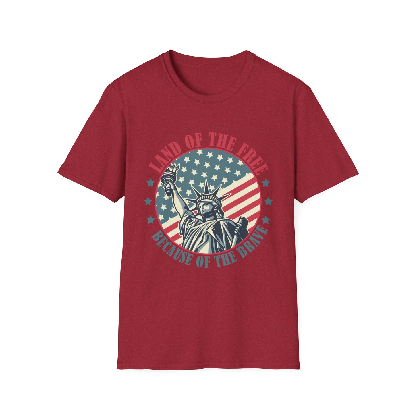 Land of the Free Graphic T-Shirt – Patriotism