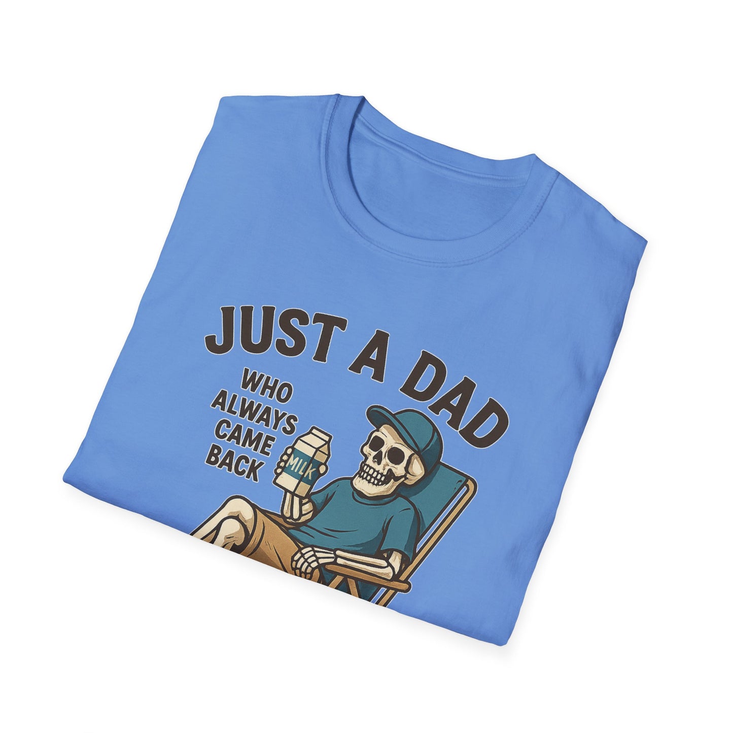 Just a Dad with the Milk Tee, Funny Father's Day Shirt