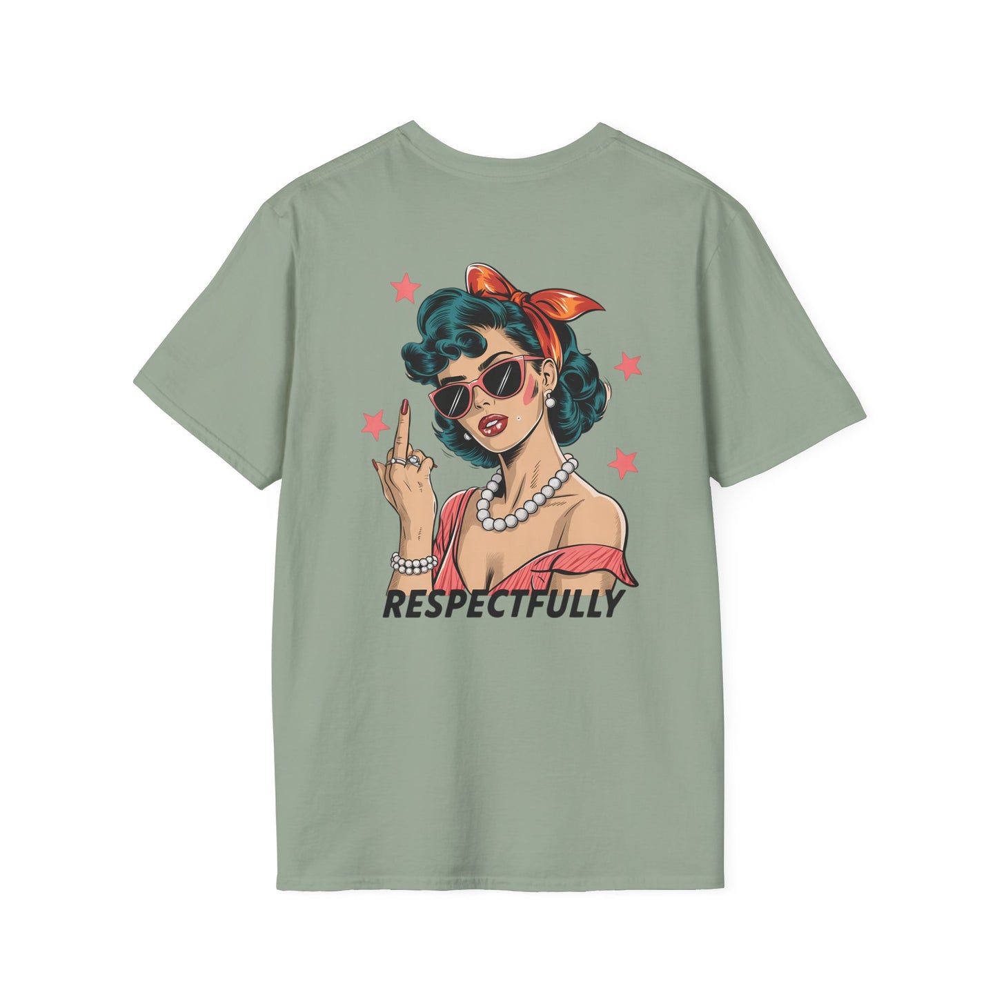 Retro Graphic Tees - Respectfully Statement Shirt