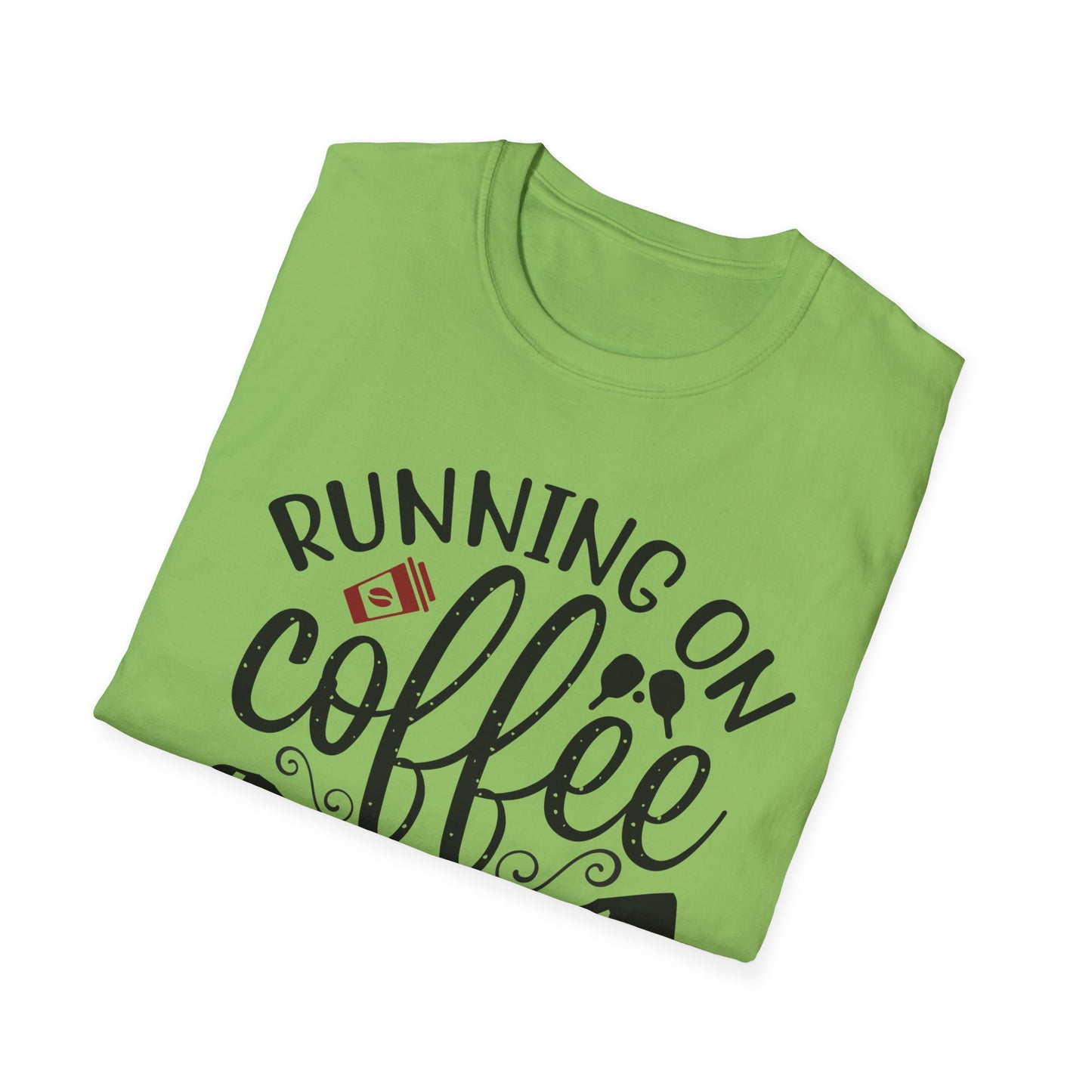 Coffee & Pickleball T-Shirt | Fun Gift for Coffee Lovers, Sports Enthusiasts, Tee for Active Lifestyles, Casual Wear, Everyday Style