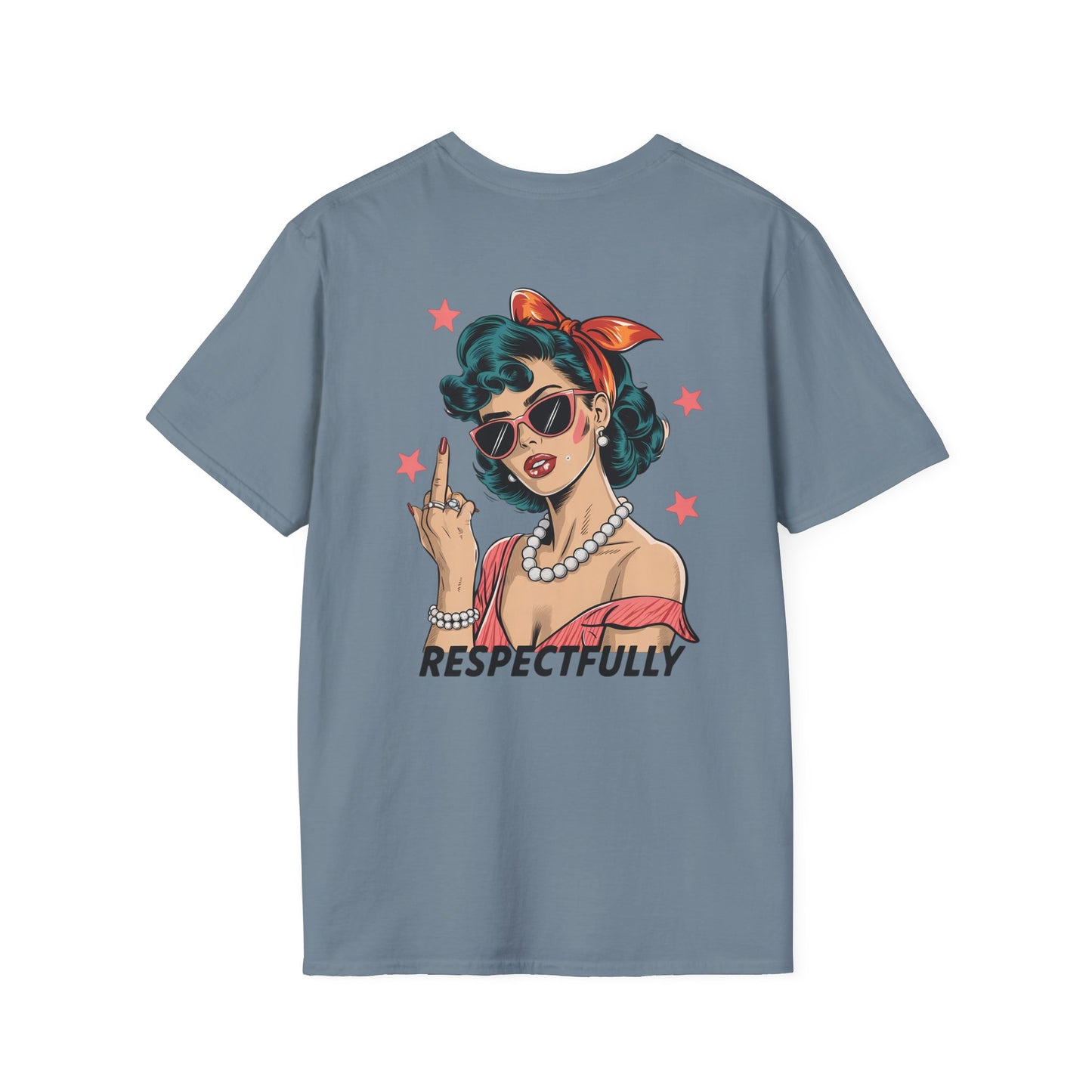Retro Graphic Tees - Respectfully Statement Shirt