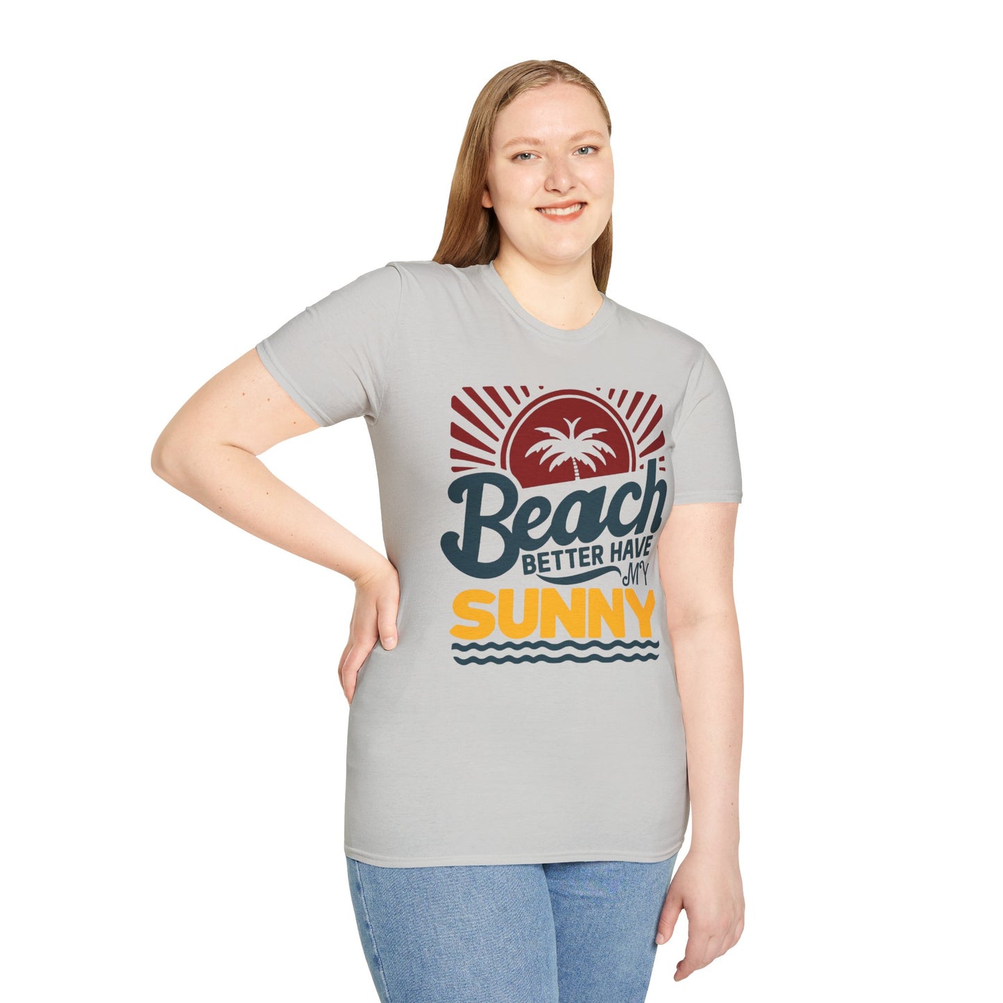 Beach Vibes Unisex Softstyle T-Shirt - 'Beach Better Have My Sunny'