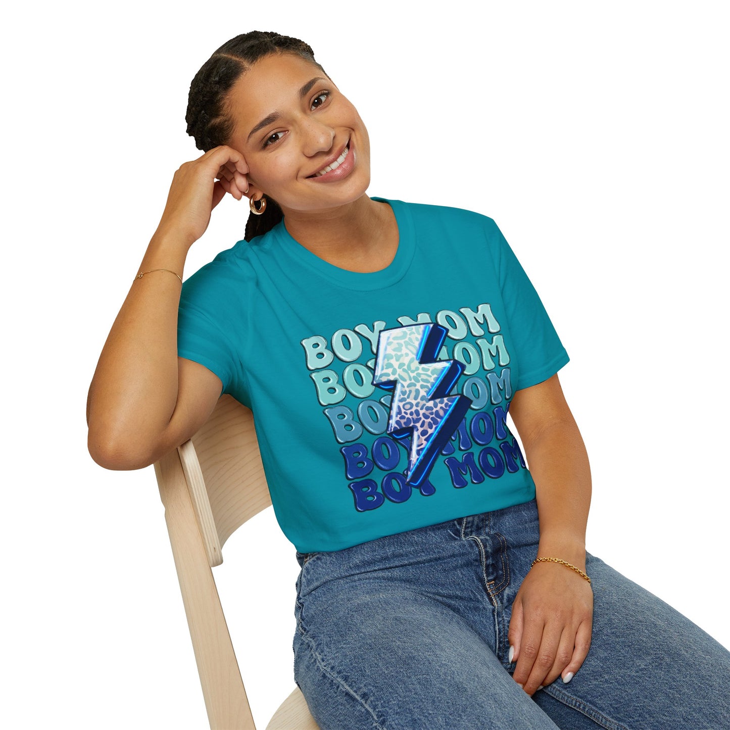 Boy Mom Graphic T-Shirt - Fun and Stylish for Proud Mothers