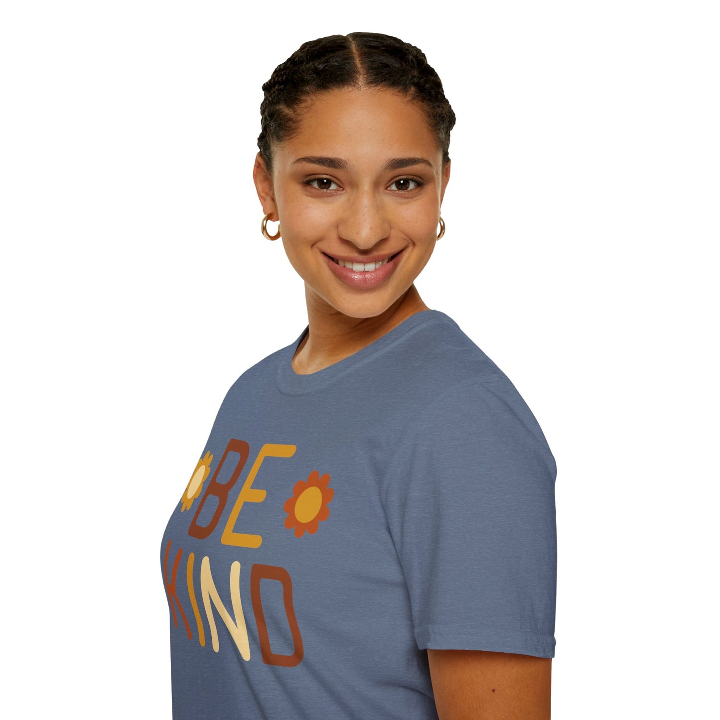 Be Kind Unisex Softstyle T-Shirt - Positive Vibes Casual Wear