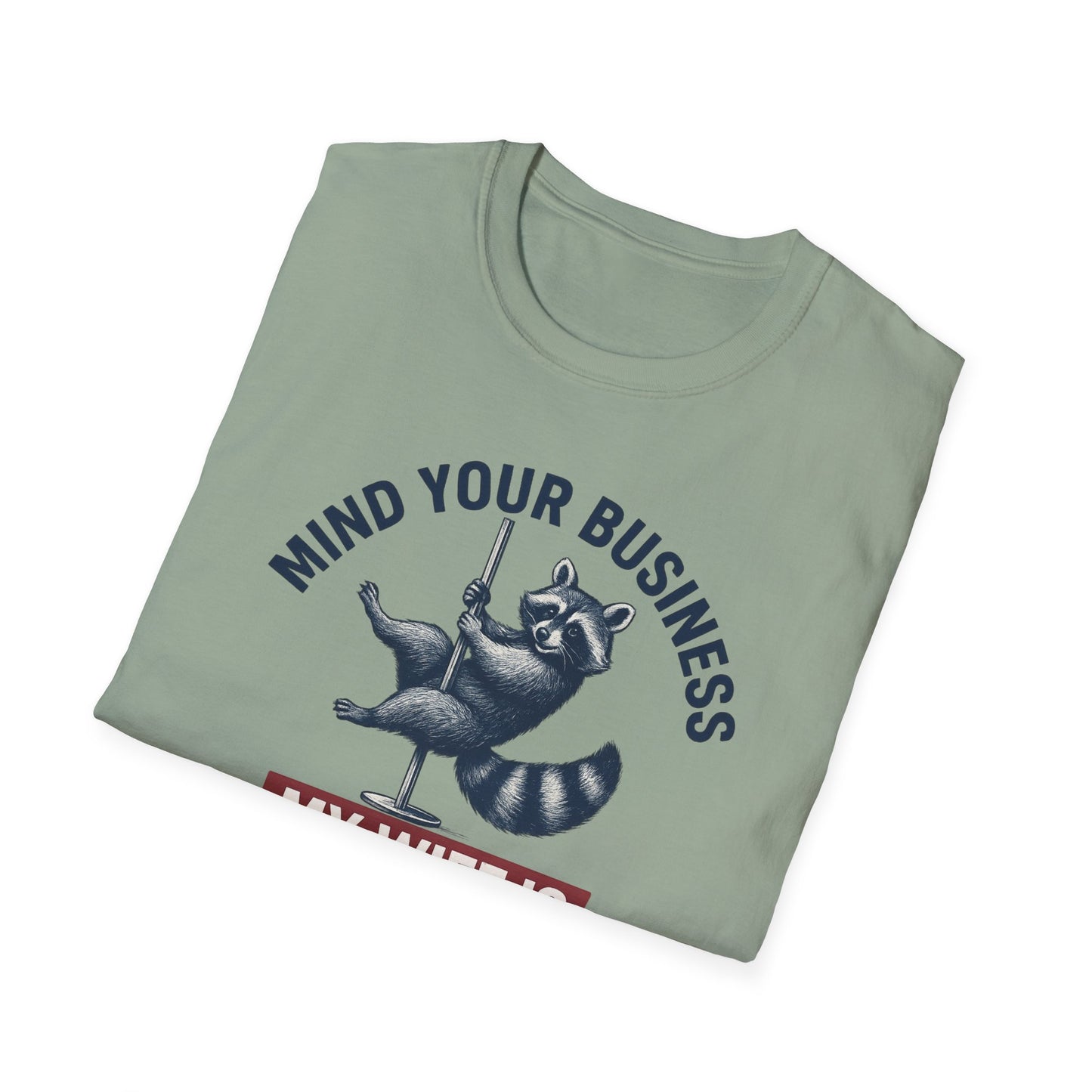 Funny Raccoon T-Shirt - Mind Your Business, Perfect for Gifting on Anniversaries, Birthdays, Casual Outings, Gift for Spouses, [...]