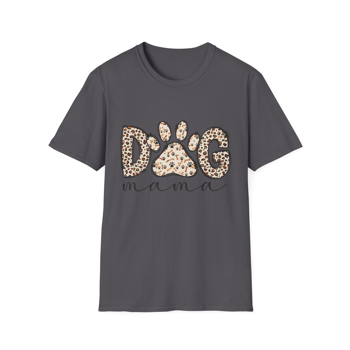 Dog Mama Leopard Print T-Shirt