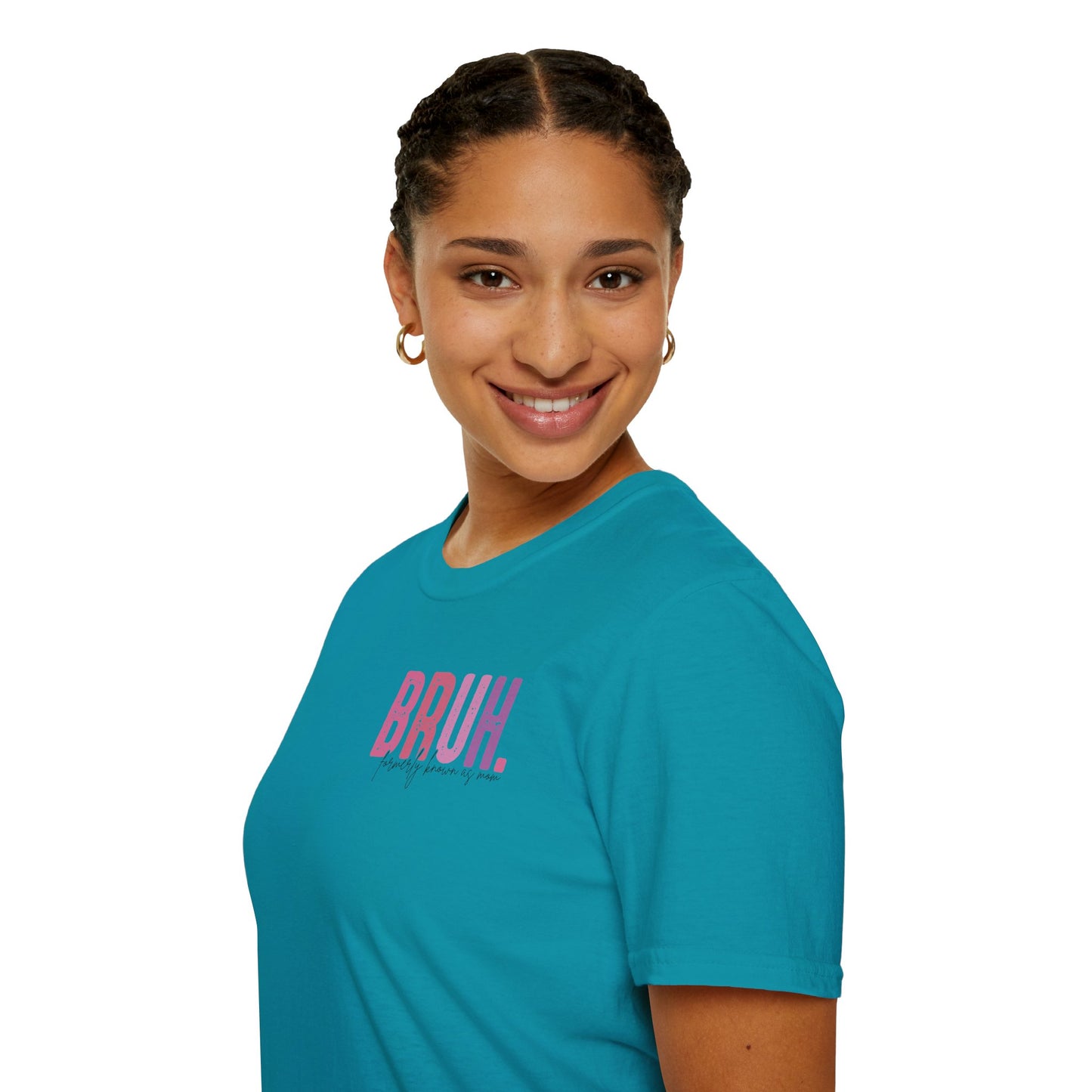 Mom Life Bruh Unisex Softstyle T-Shirt - Perfect Gift for Mothers