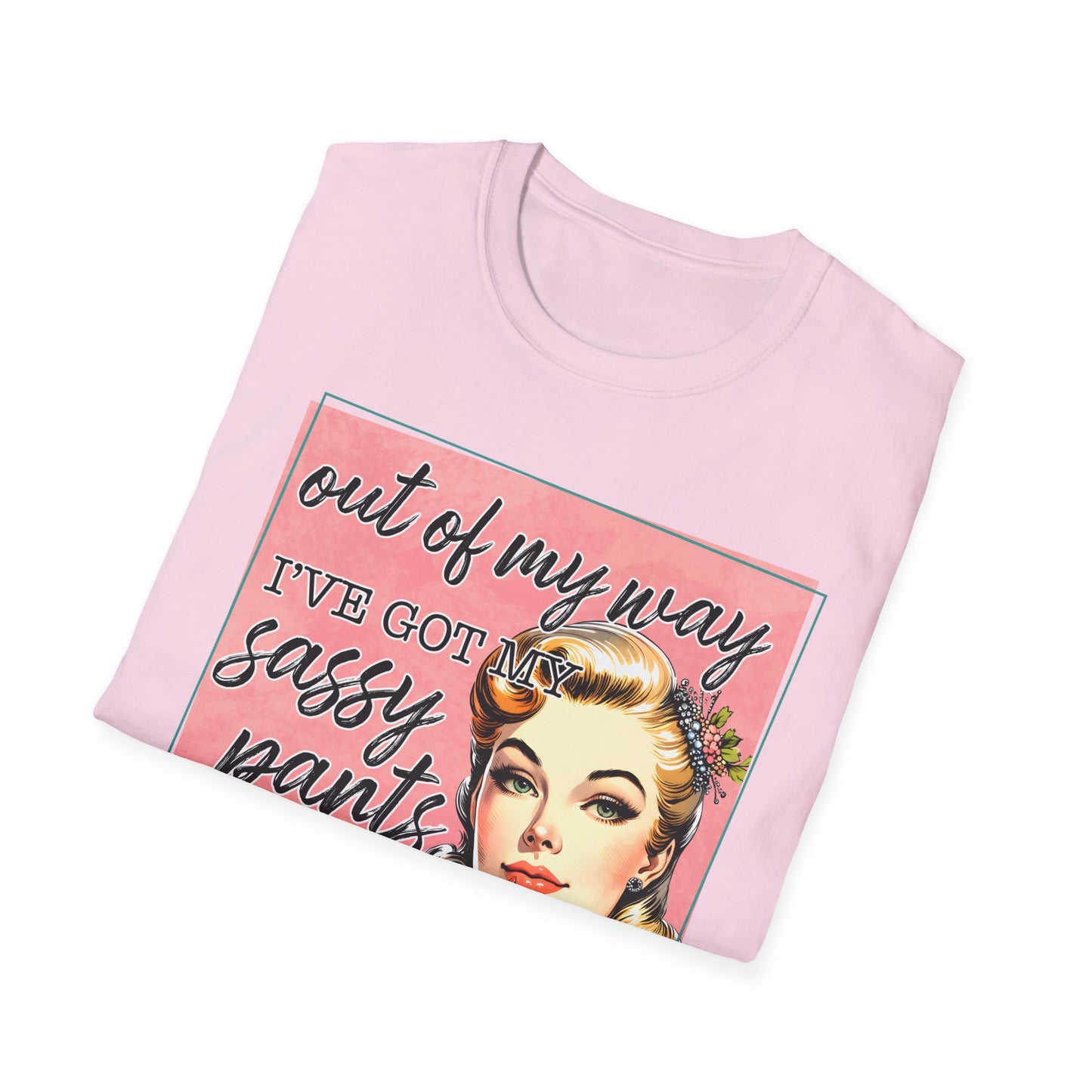 Sassy Pants Unisex Softstyle T-Shirt - Fun Retro Graphic Tee