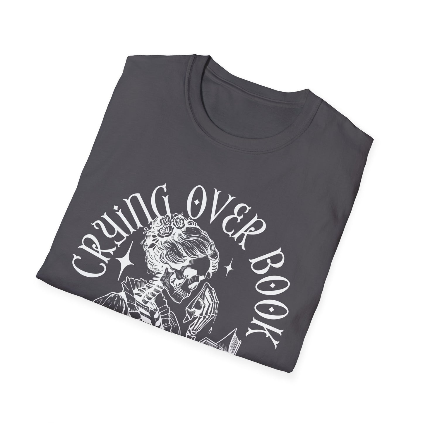 Crying Over Book Boyfriends T-Shirt - Perfect for Book Lovers