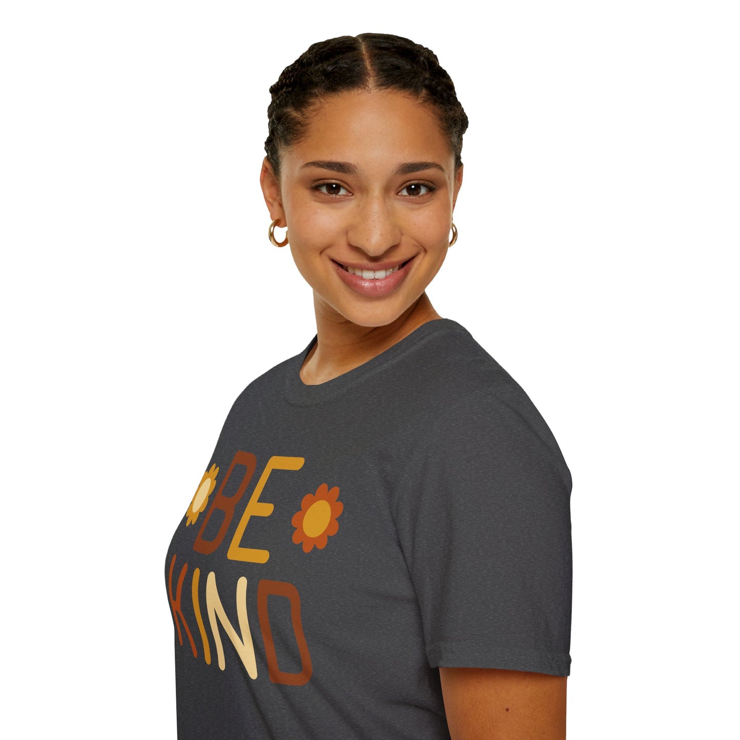 Be Kind Unisex Softstyle T-Shirt - Positive Vibes Casual Wear