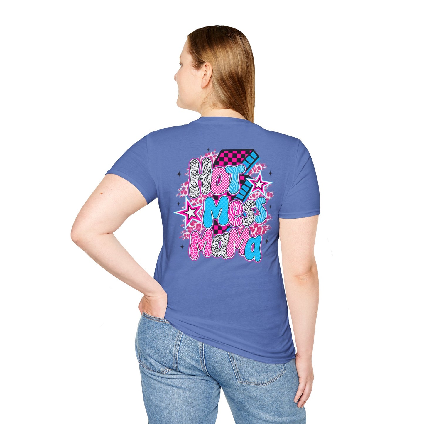 Hot Mess Vibes Fun Graphic Tee