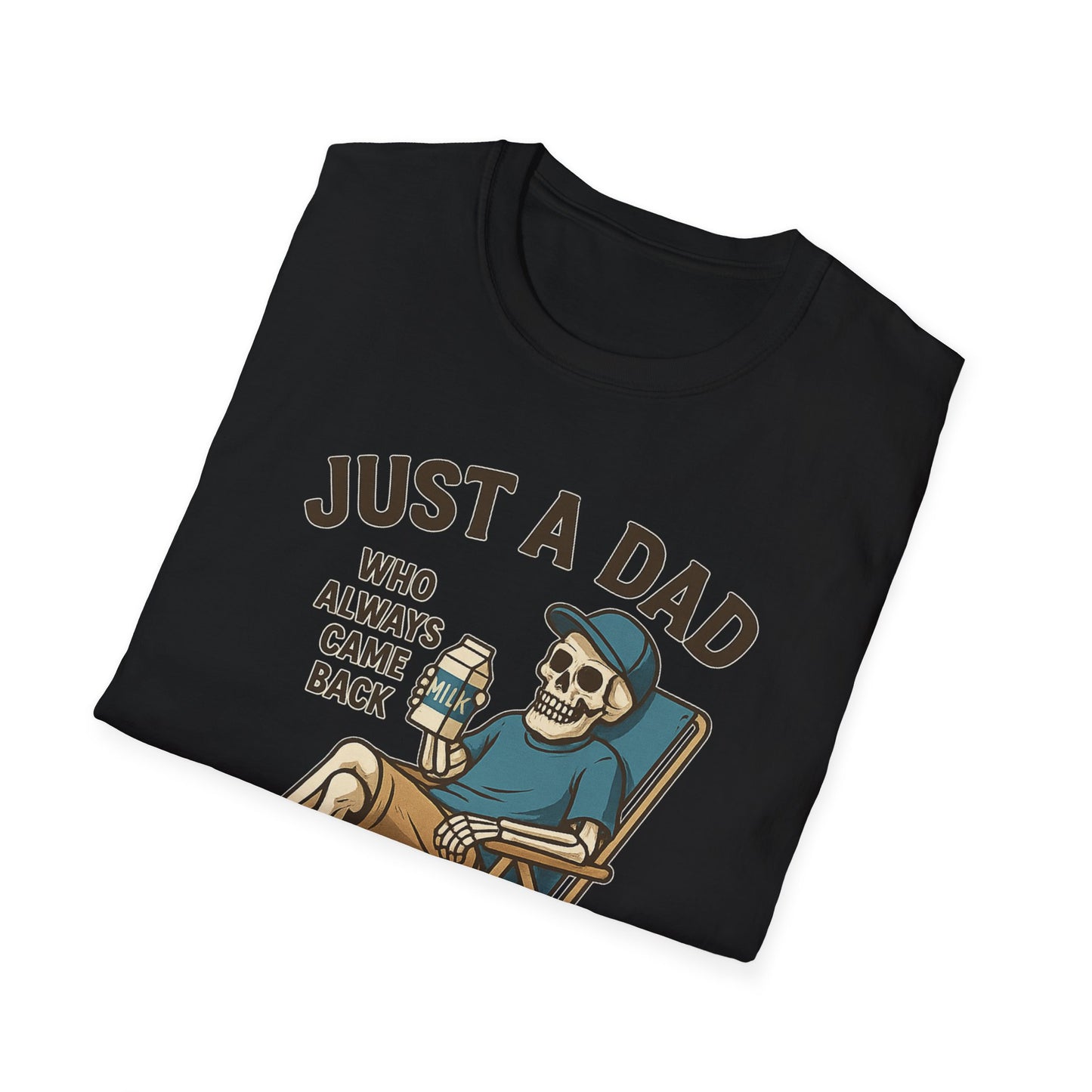 Just a Dad with the Milk Tee, Funny Father's Day Shirt