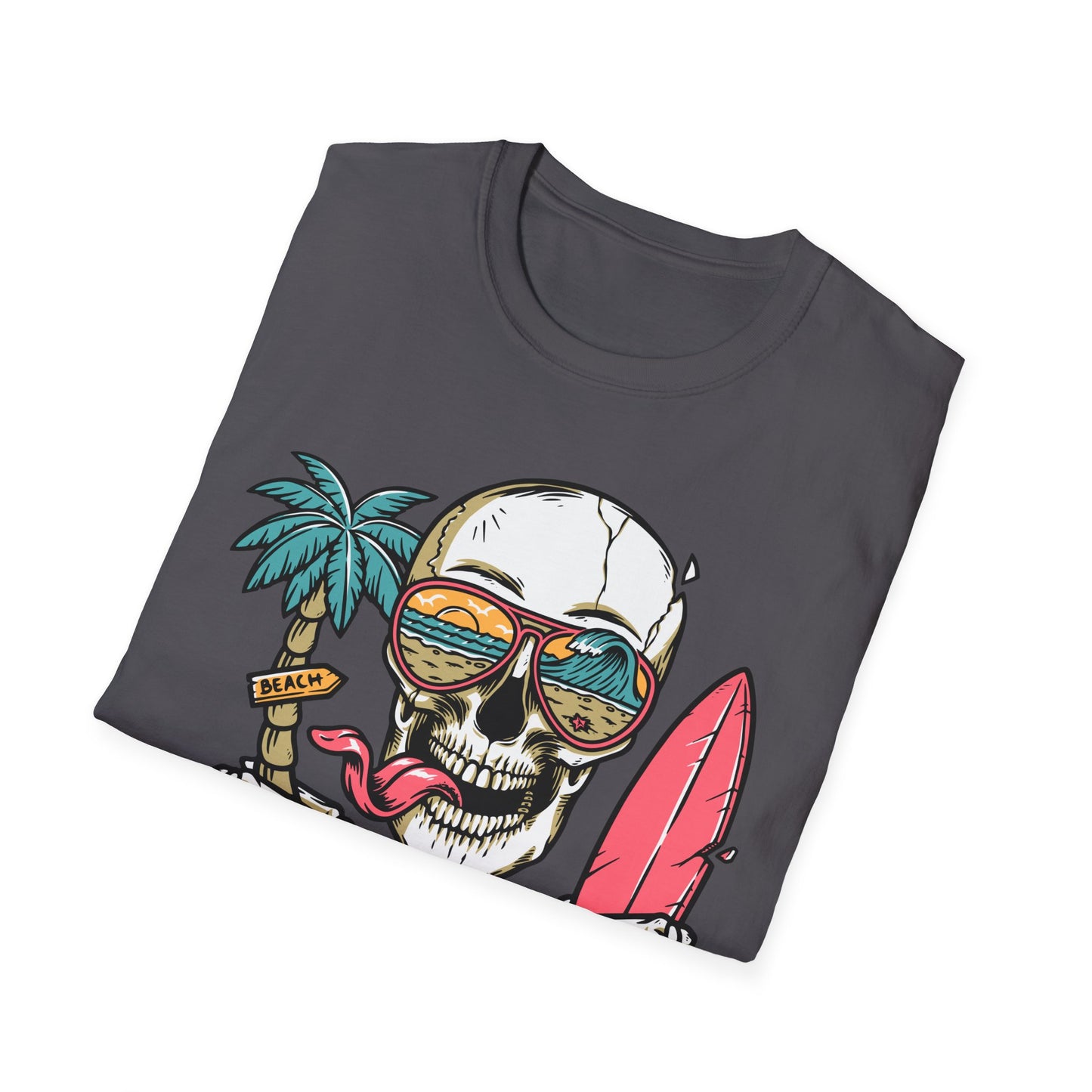 Beach Skull Graphic T-Shirt