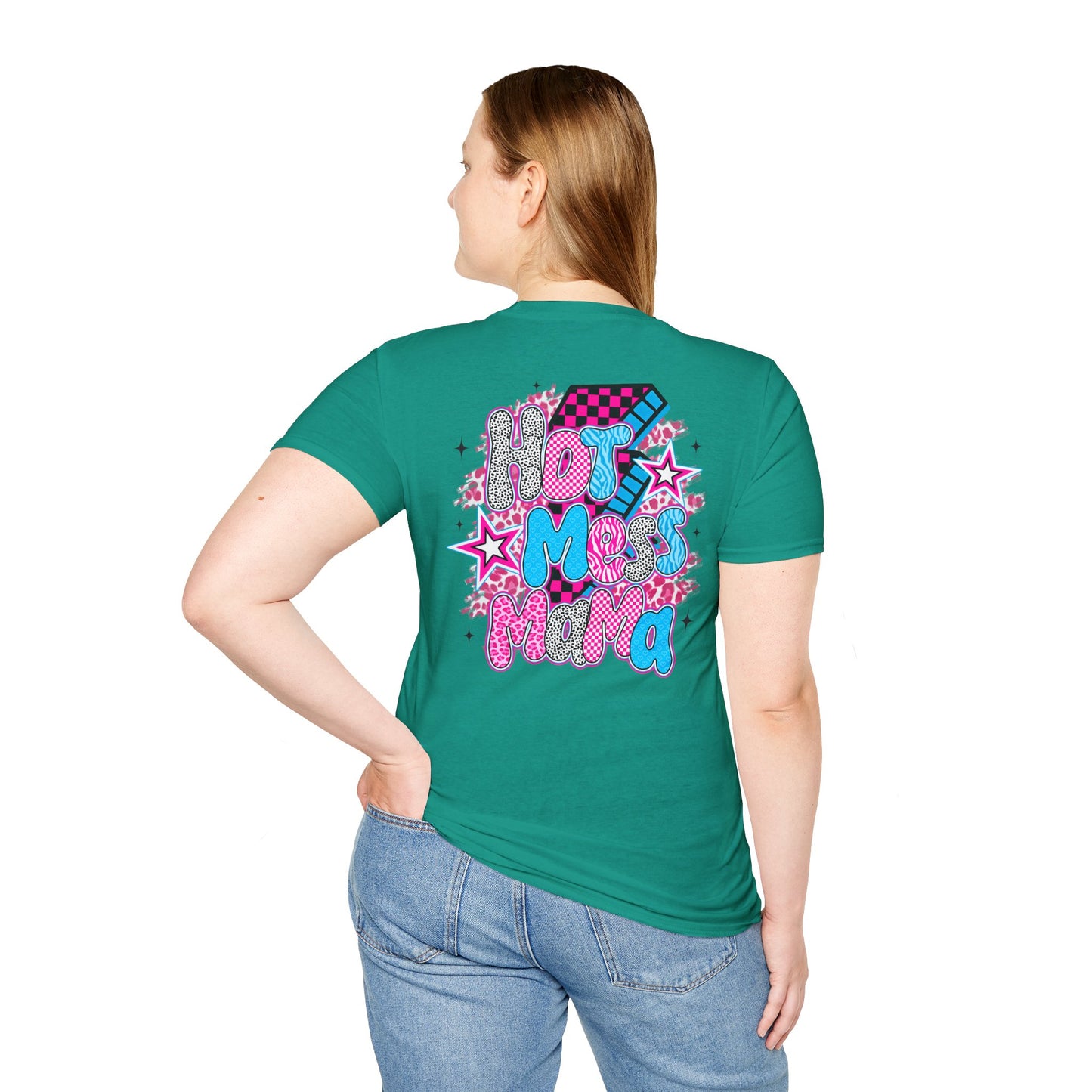 Hot Mess Vibes Fun Graphic Tee