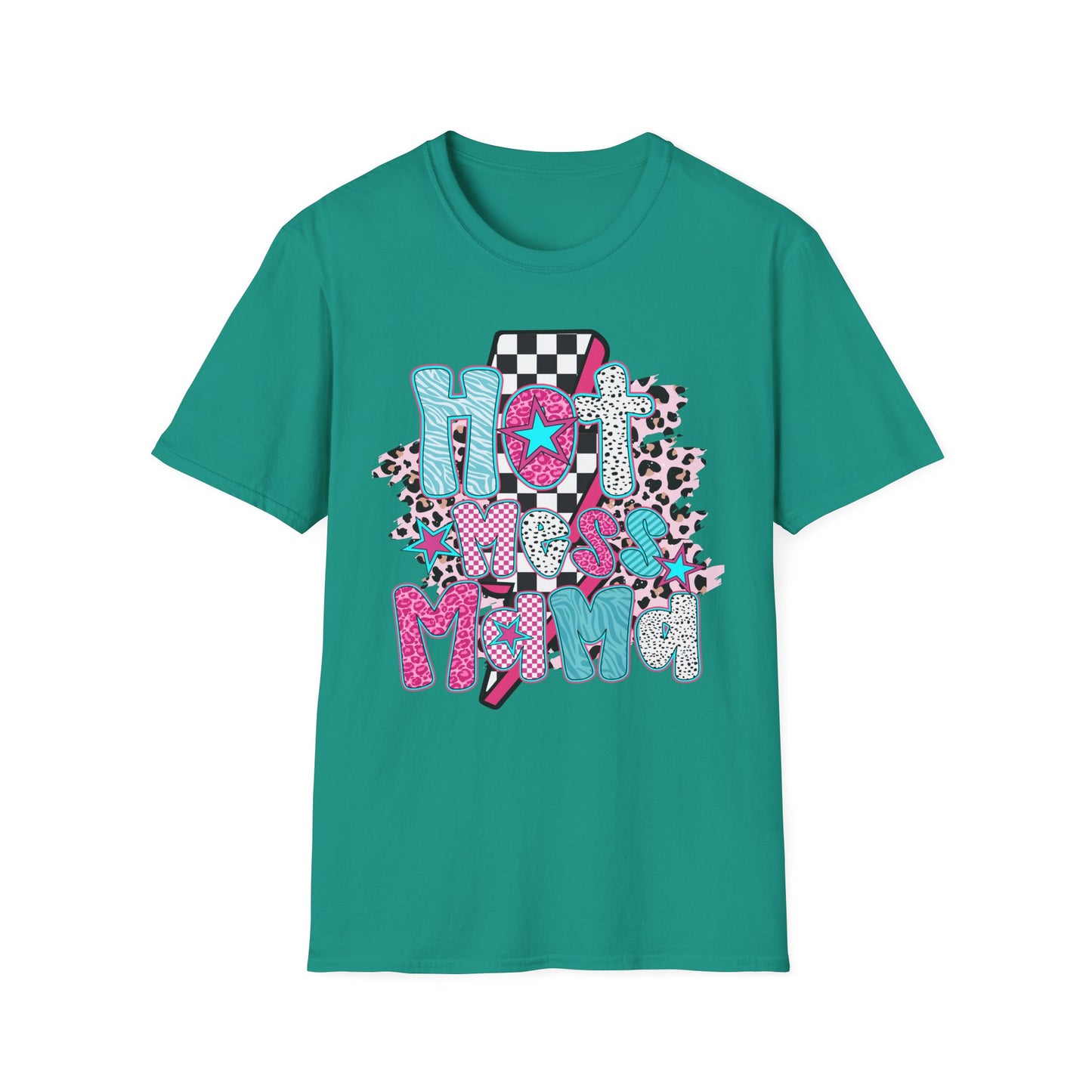 Fun 'Hot Mess Mama' T-Shirt - Perfect for Moms!