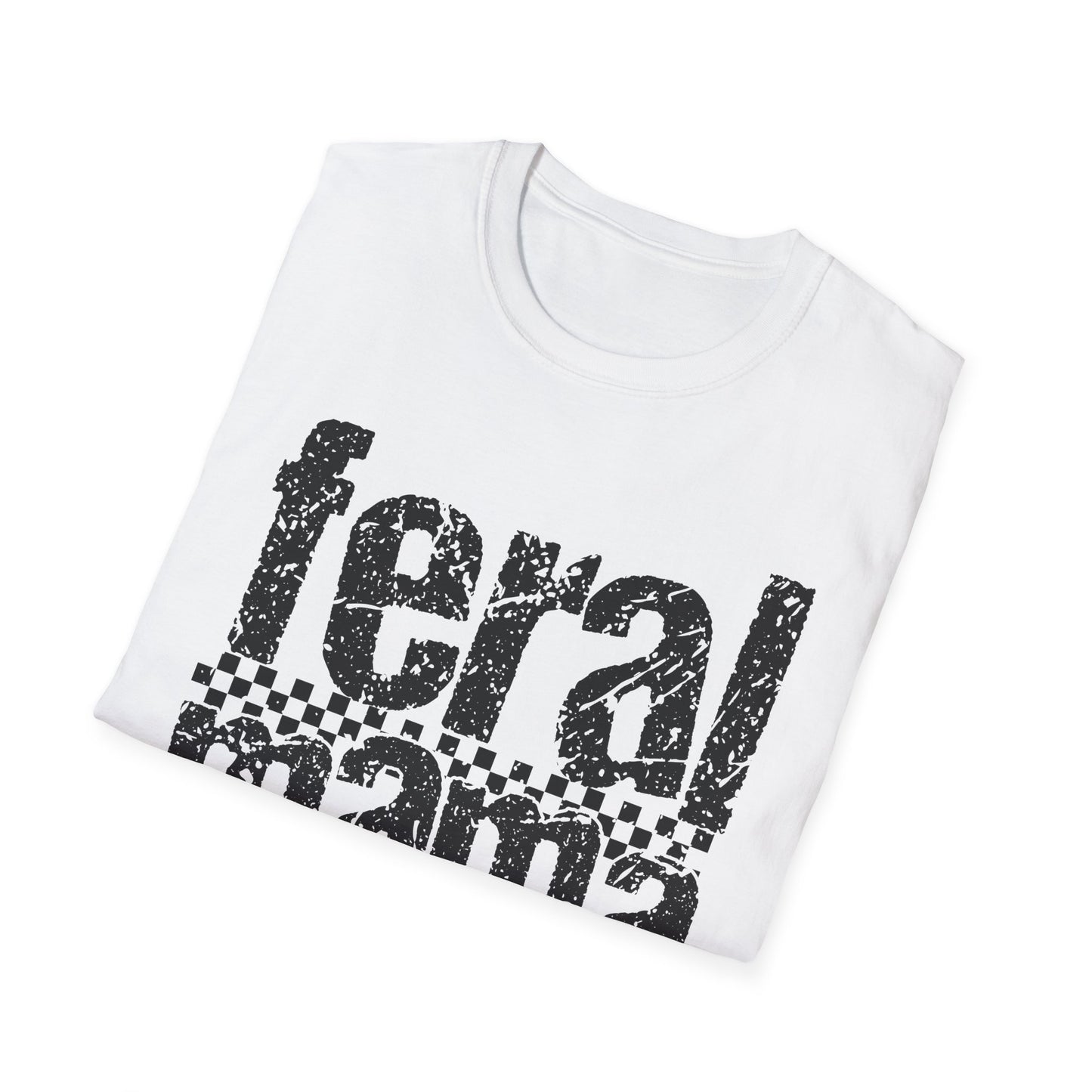 Feral Mama Unisex Softstyle T-Shirt, Funny Gift for Moms, Casual Wear, Graphic Tee, Mother's Day Present, Everyday Comfort