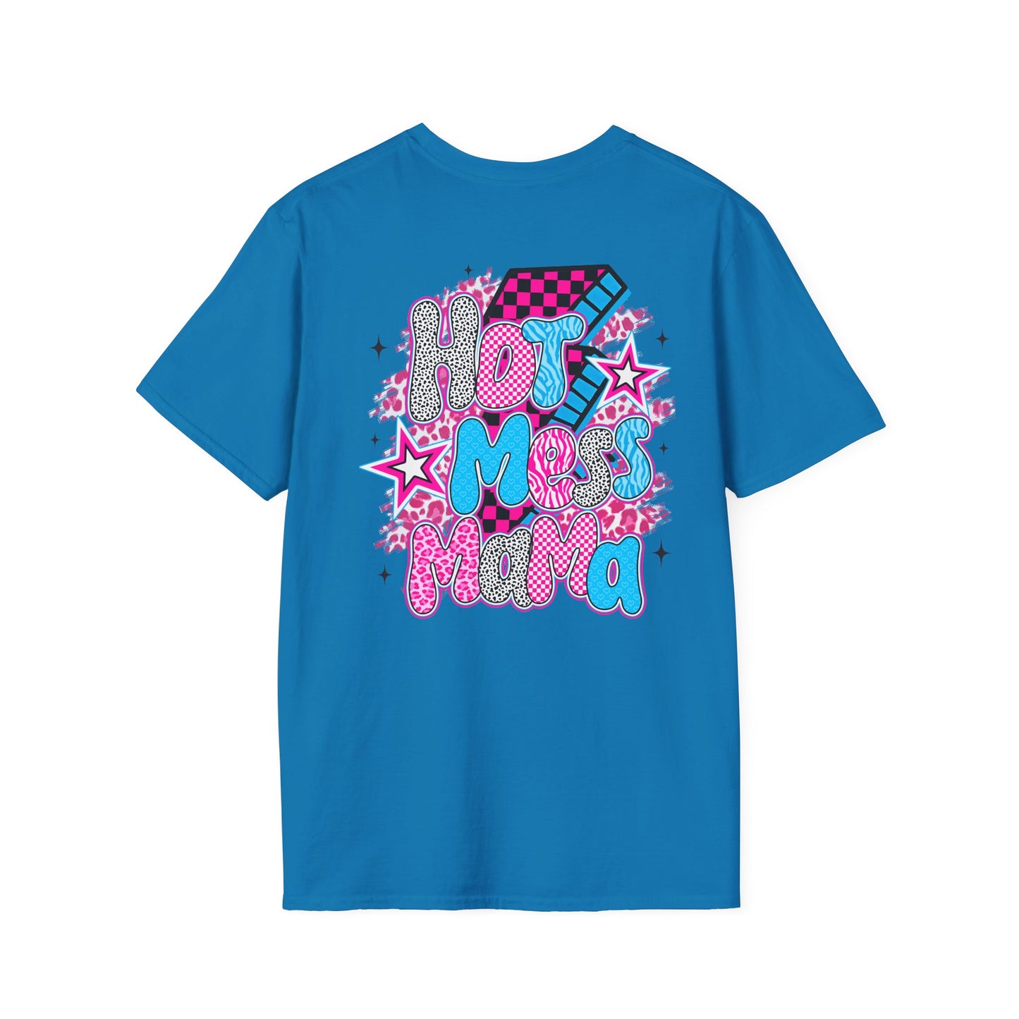 Hot Mess Vibes Fun Graphic Tee