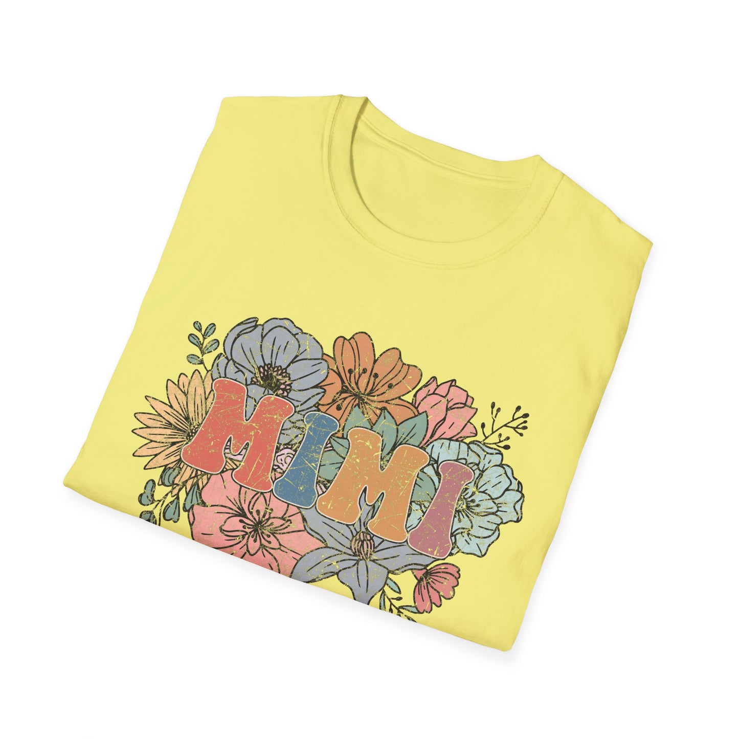 Floral 'Mimi' Unisex T-Shirt - Perfect Gift for Moms, Mother's Day, Family Gatherings, Casual Wear, Spring Fashion