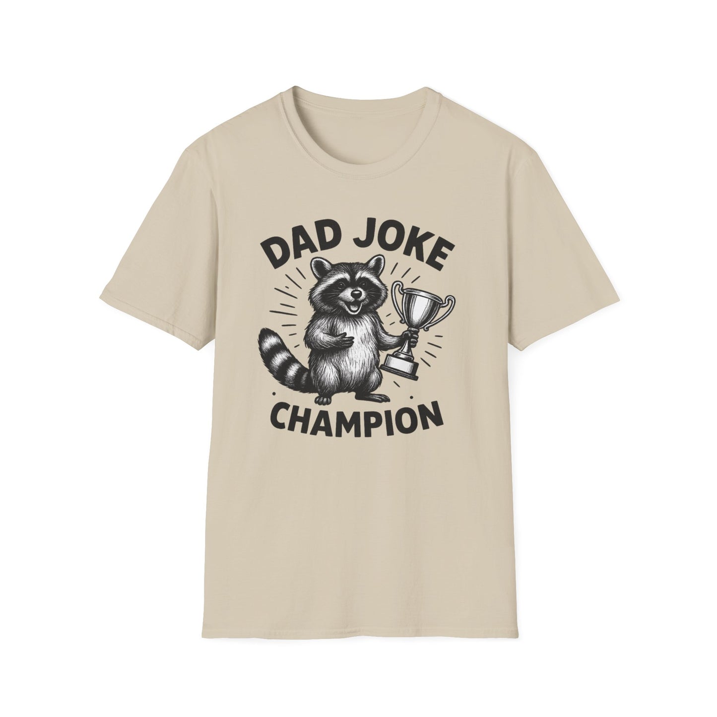 Dad Joke Champion T-Shirt, Funny Dad Gift, Unisex Tee, Perfect for Father's Day, Humor Shirt for Parent, Gift for Dad