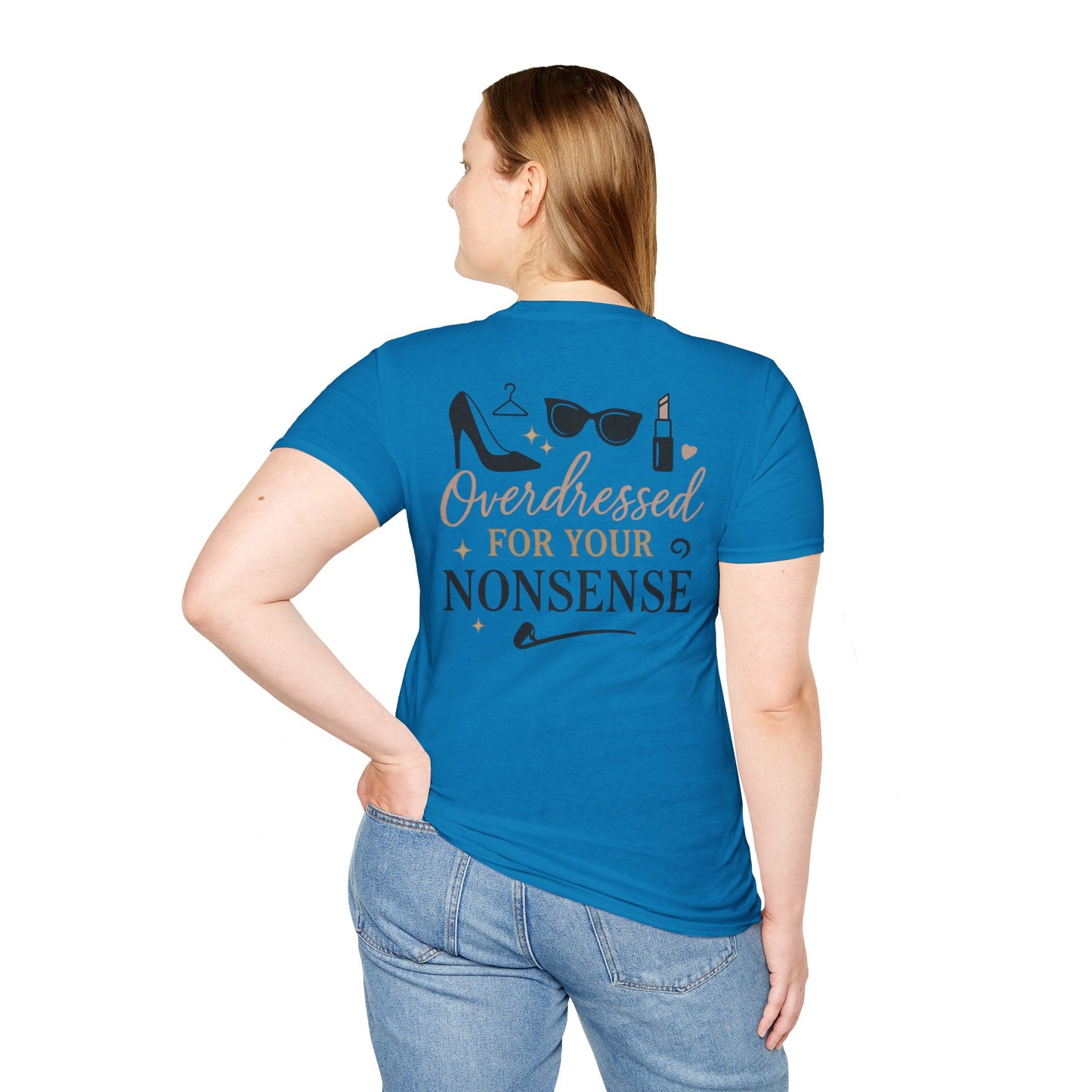 Funny Overdressed T-Shirt - Perfect for Casual Outings & Gift Occasions