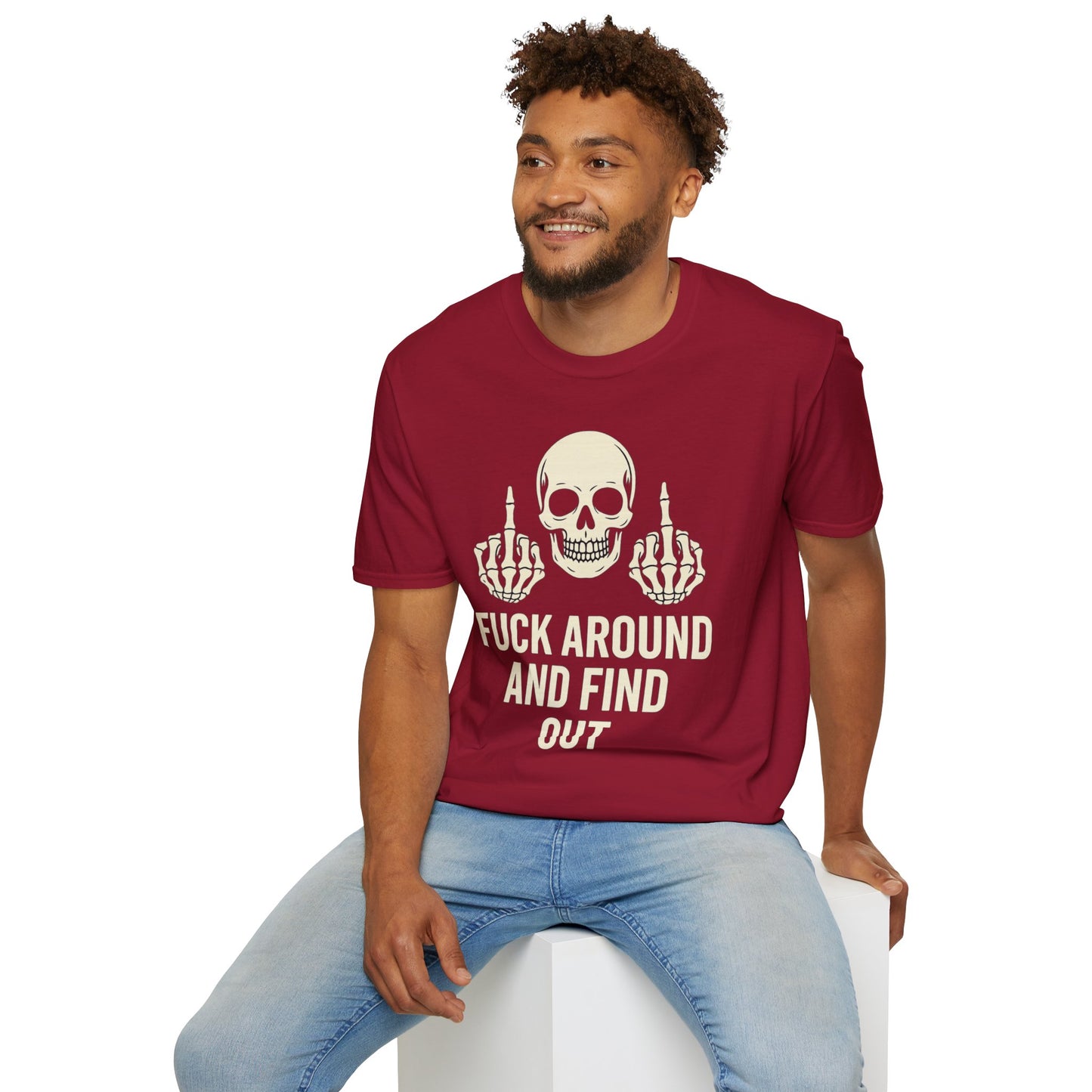 "F*ck Around and Find Out" Skull Graphic Tee