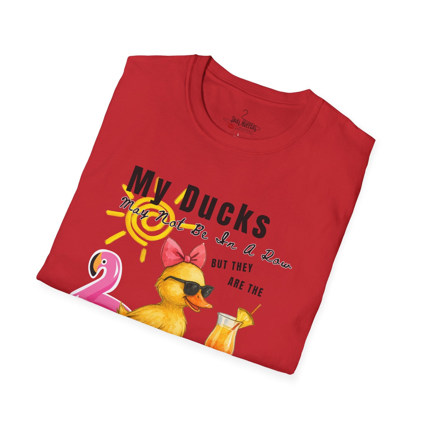 Duck - Life of The Party T-Shirt, Fun Summer Tee, Quirky Gift, Pool Party Shirt, Duck Lover Apparel