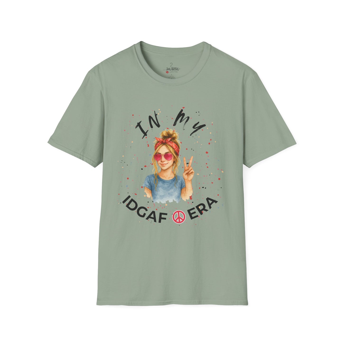 IDGAF ERA - Trendy Graphic T-Shirt for Casual Vibes - Perfect Gift for Friends, Birthday Celebration, Festivals, Everyday Wear, Unique Style