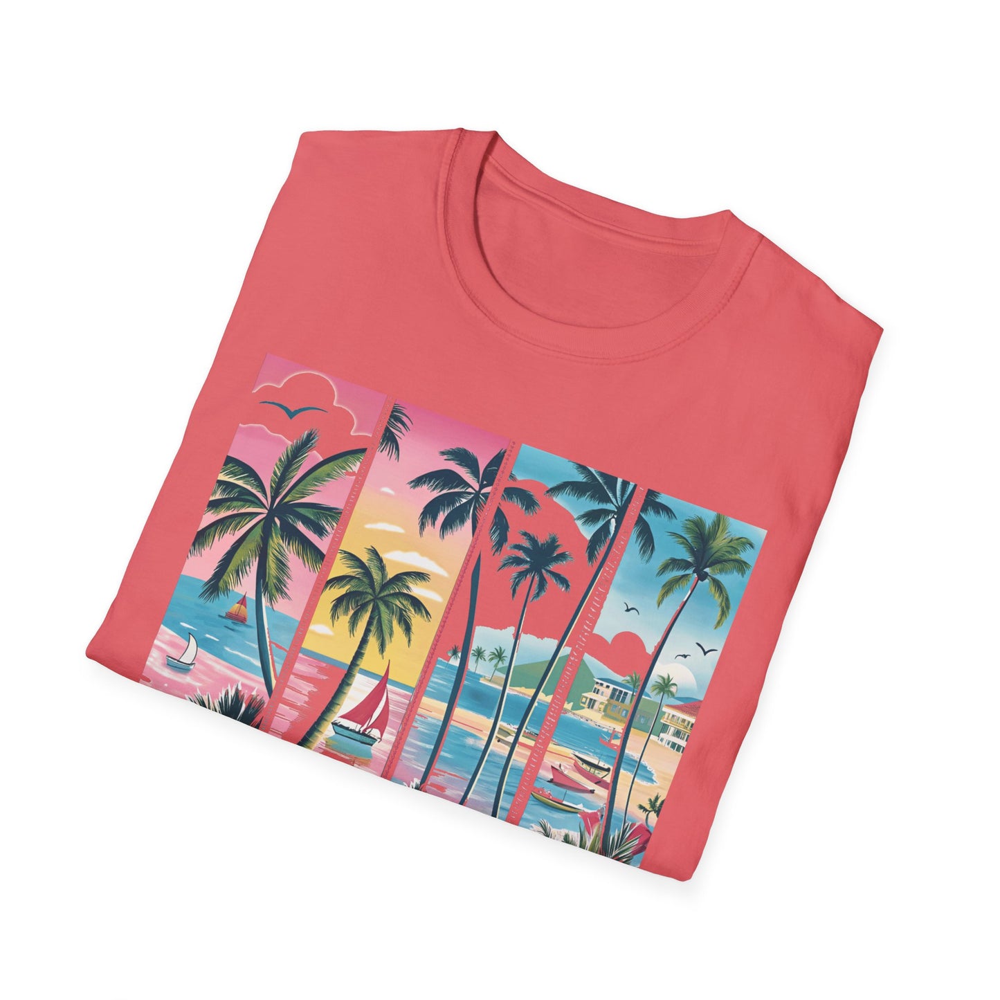 Salty Soul Tropical Vibe Tee for Beach Lovers