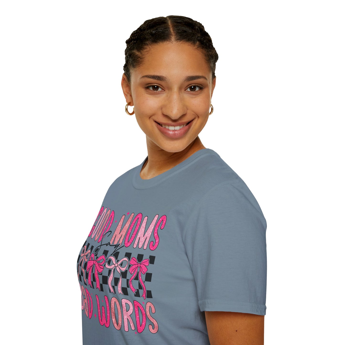 Good Moms Bad Words Fun & Playful Tee for Moms