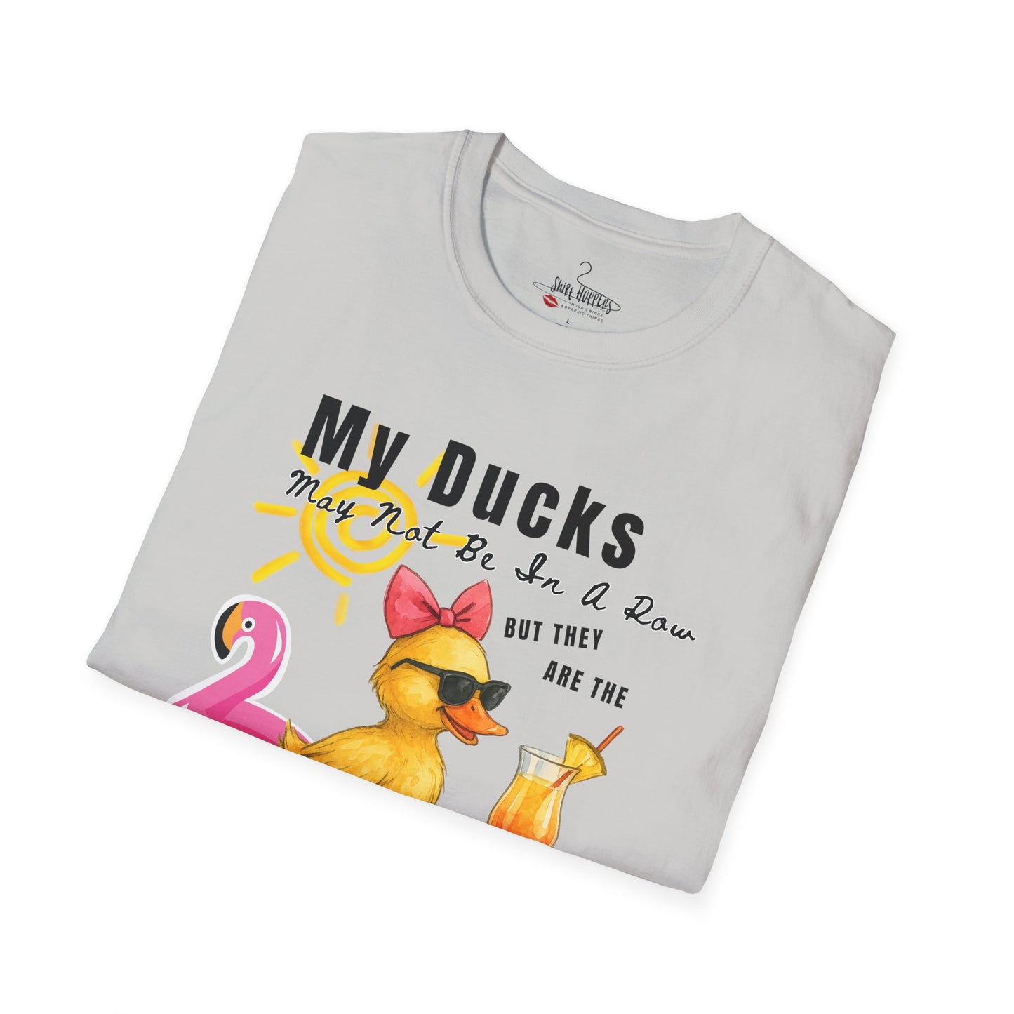 Duck - Life of The Party T-Shirt, Fun Summer Tee, Quirky Gift, Pool Party Shirt, Duck Lover Apparel
