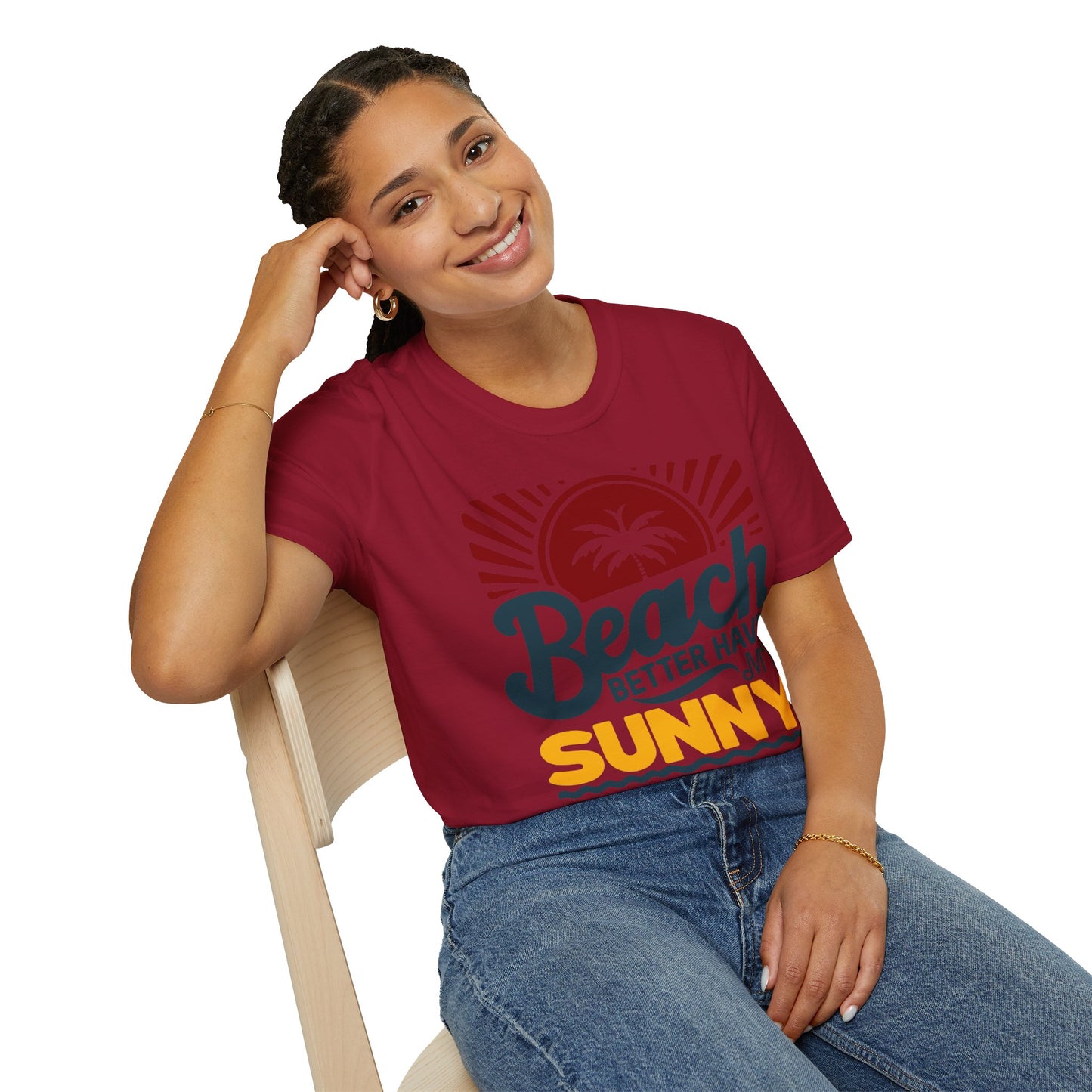 Beach Vibes Unisex Softstyle T-Shirt - 'Beach Better Have My Sunny'