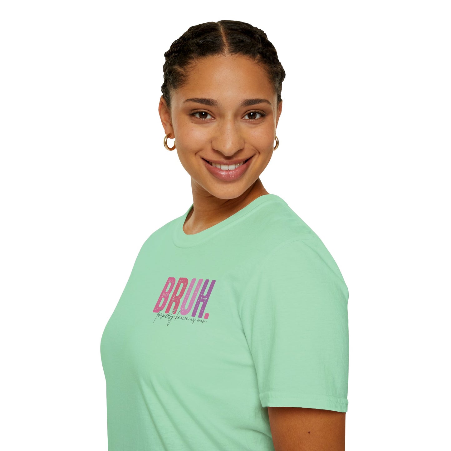 Mom Life Bruh Unisex Softstyle T-Shirt - Perfect Gift for Mothers