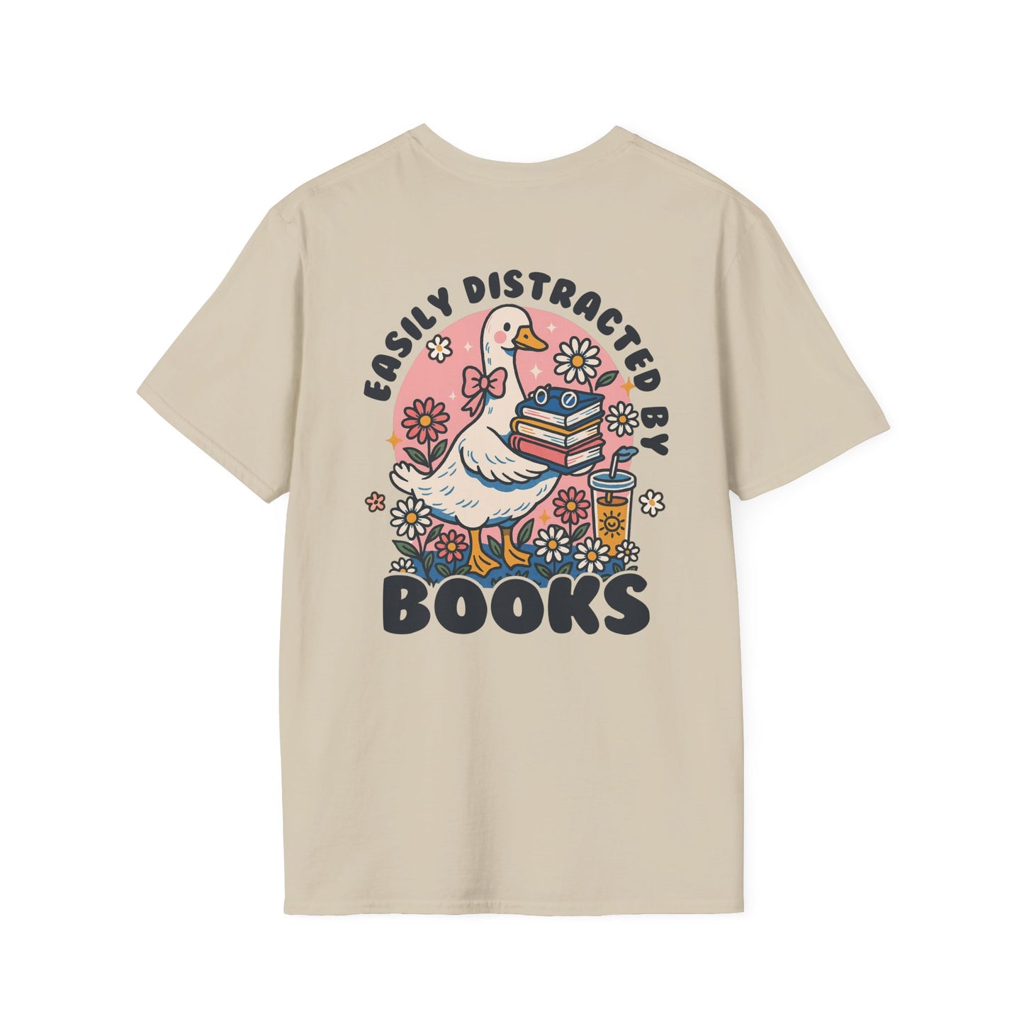 Easily Distracted by Books - T-Shirt