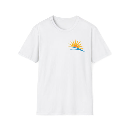 Beach Sunrise & Lighthouse Unisex T-Shirt - Relaxed Summer Vibes