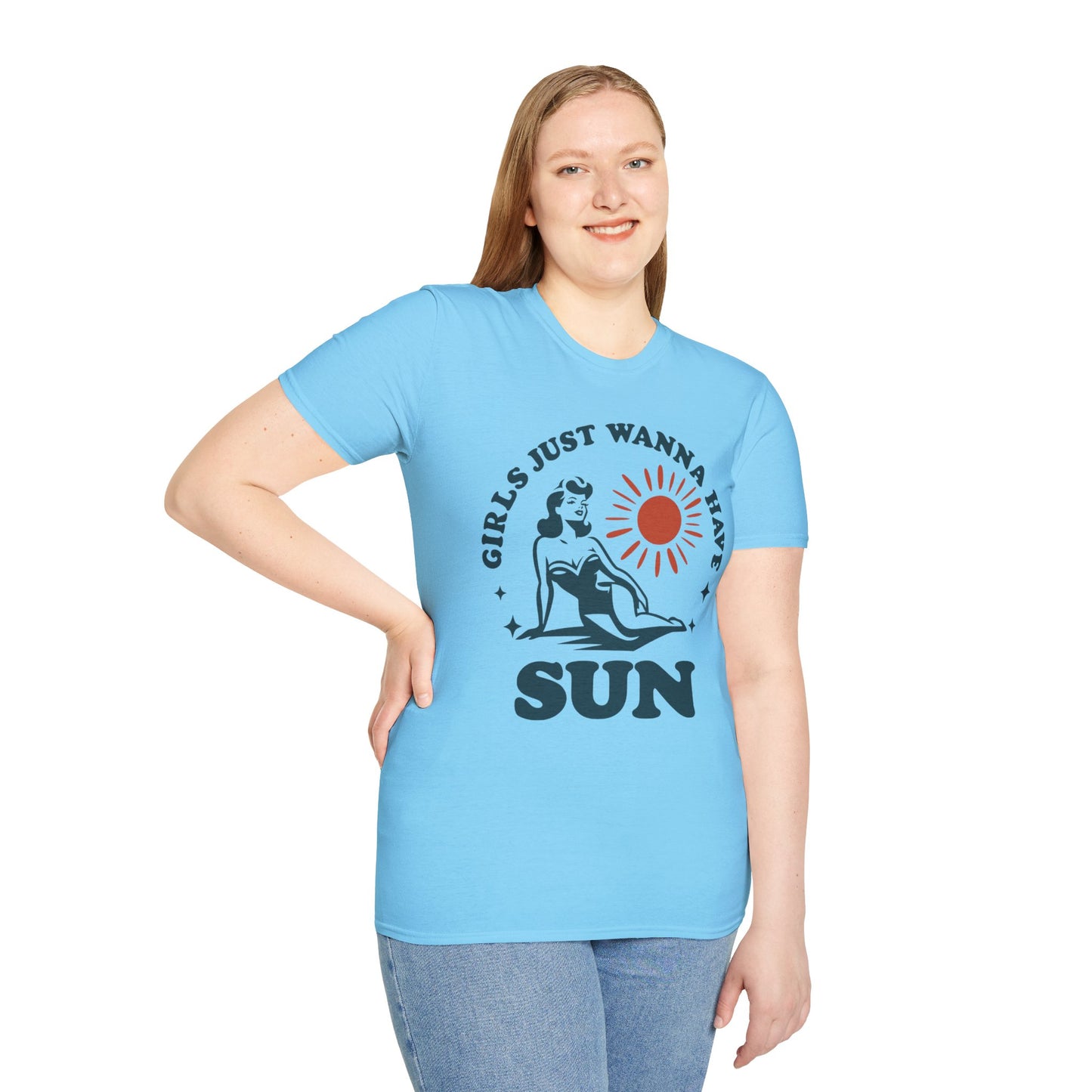 Girls Just Wanna Have Sun T-Shirt - Summer Vibes Tee